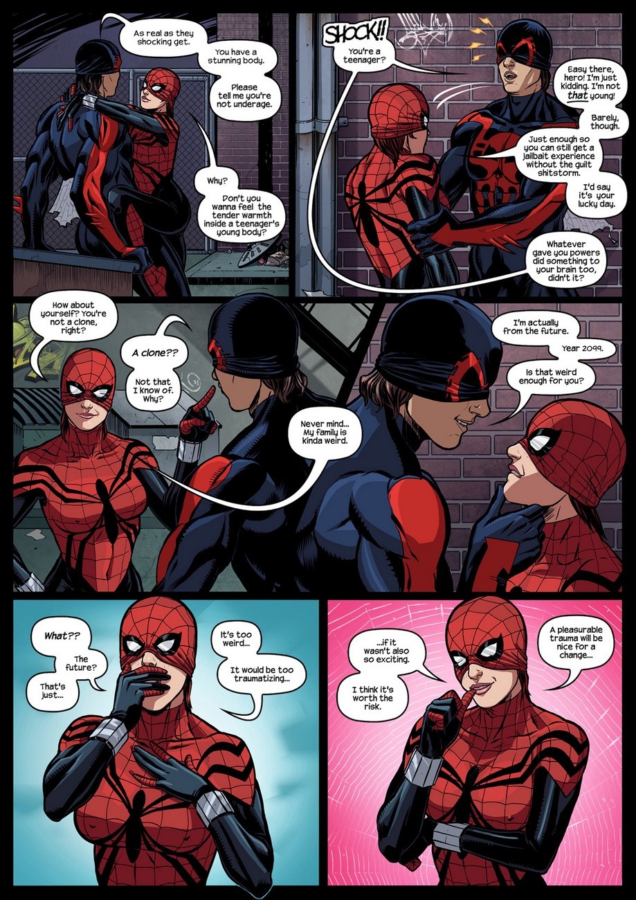 Spider-Girl porn comic picture 4