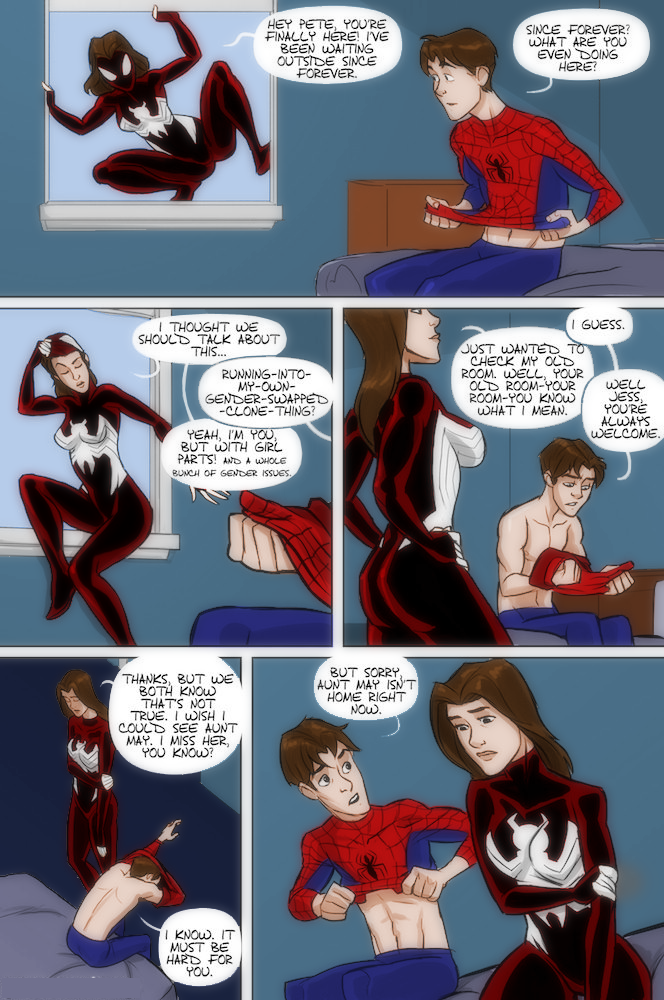 Spidercest 1 porn comic picture 2