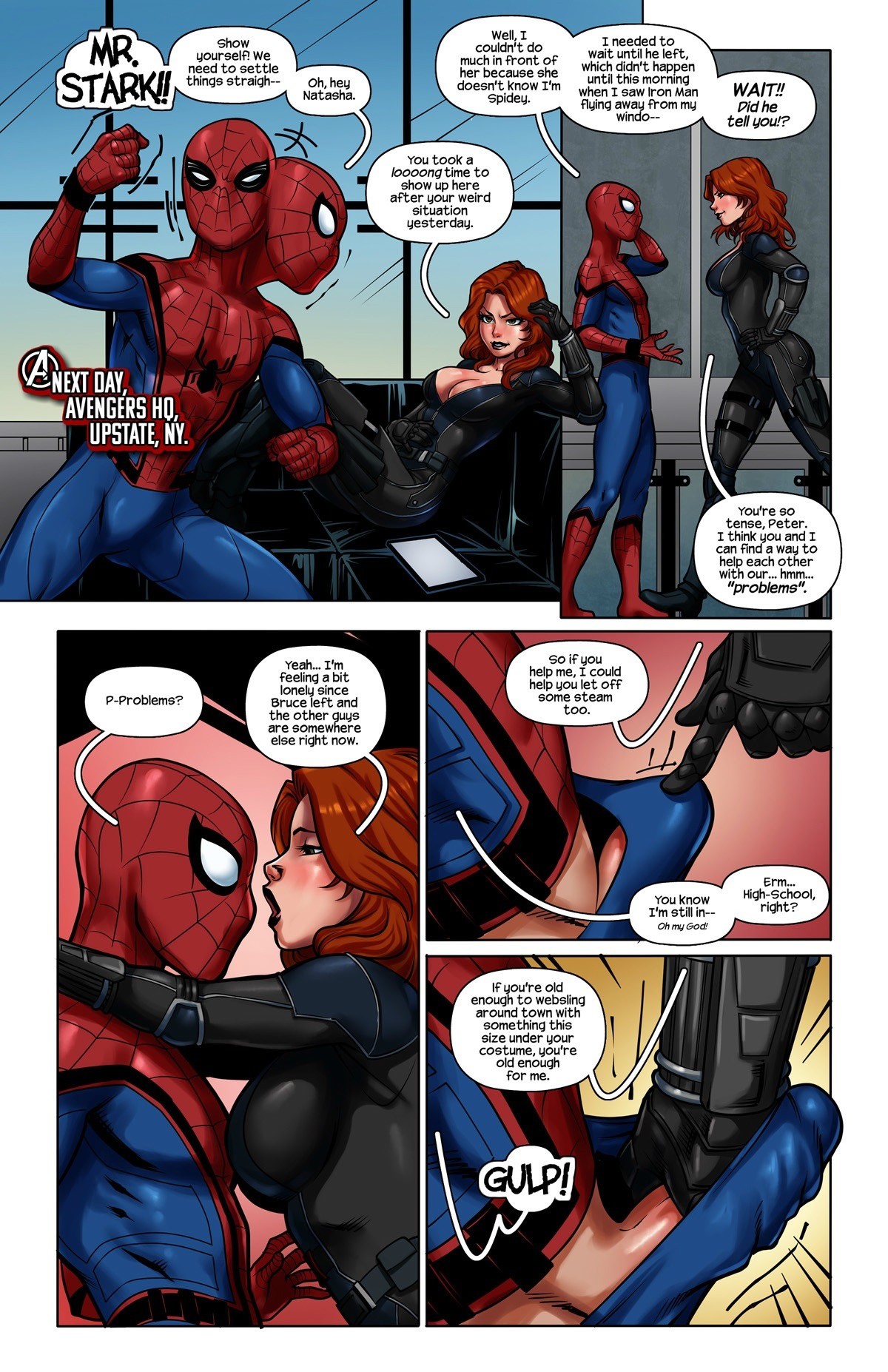 Spiderman - Civil war porn comic picture 3
