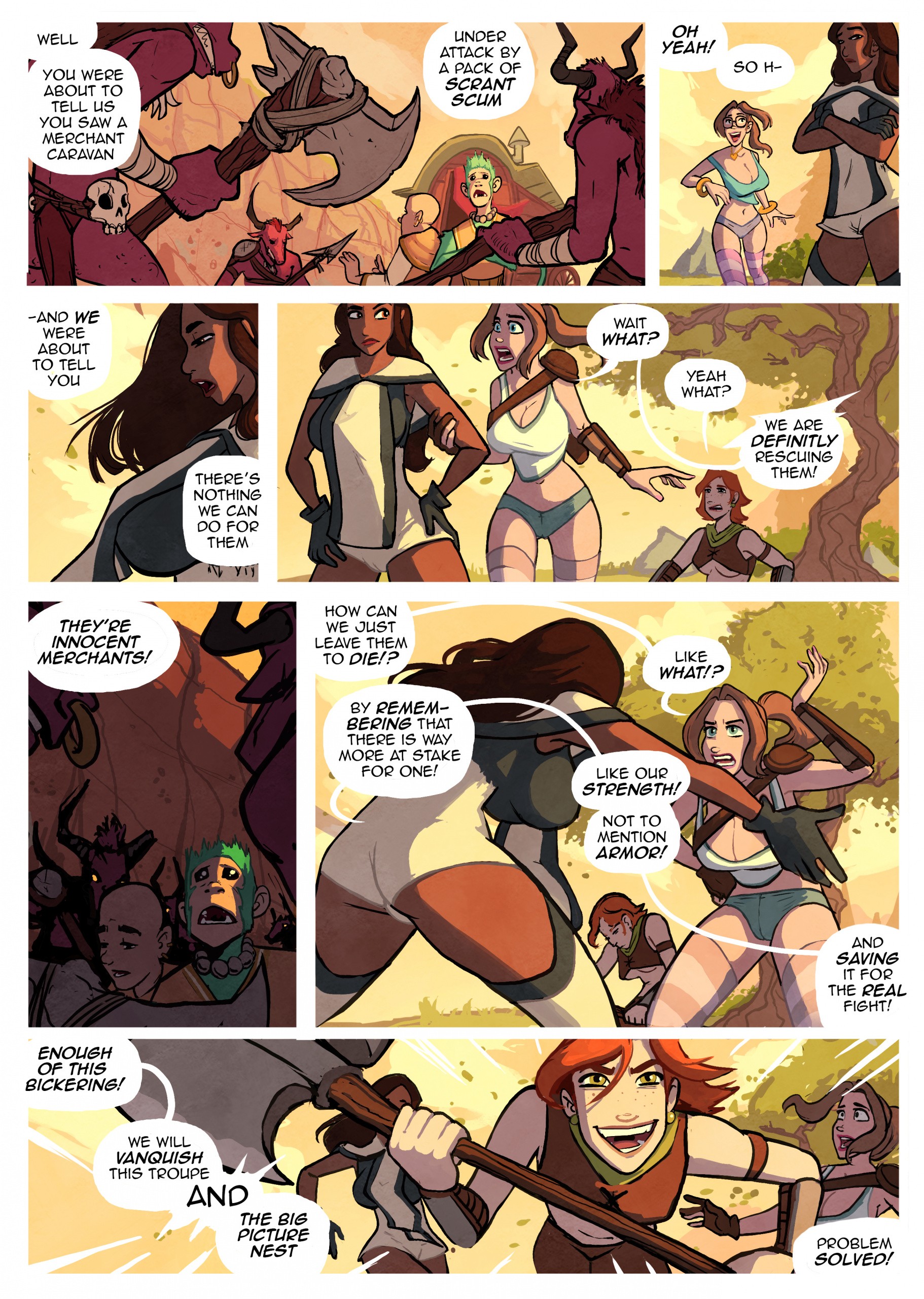 Sweet DnD porn comic picture 13