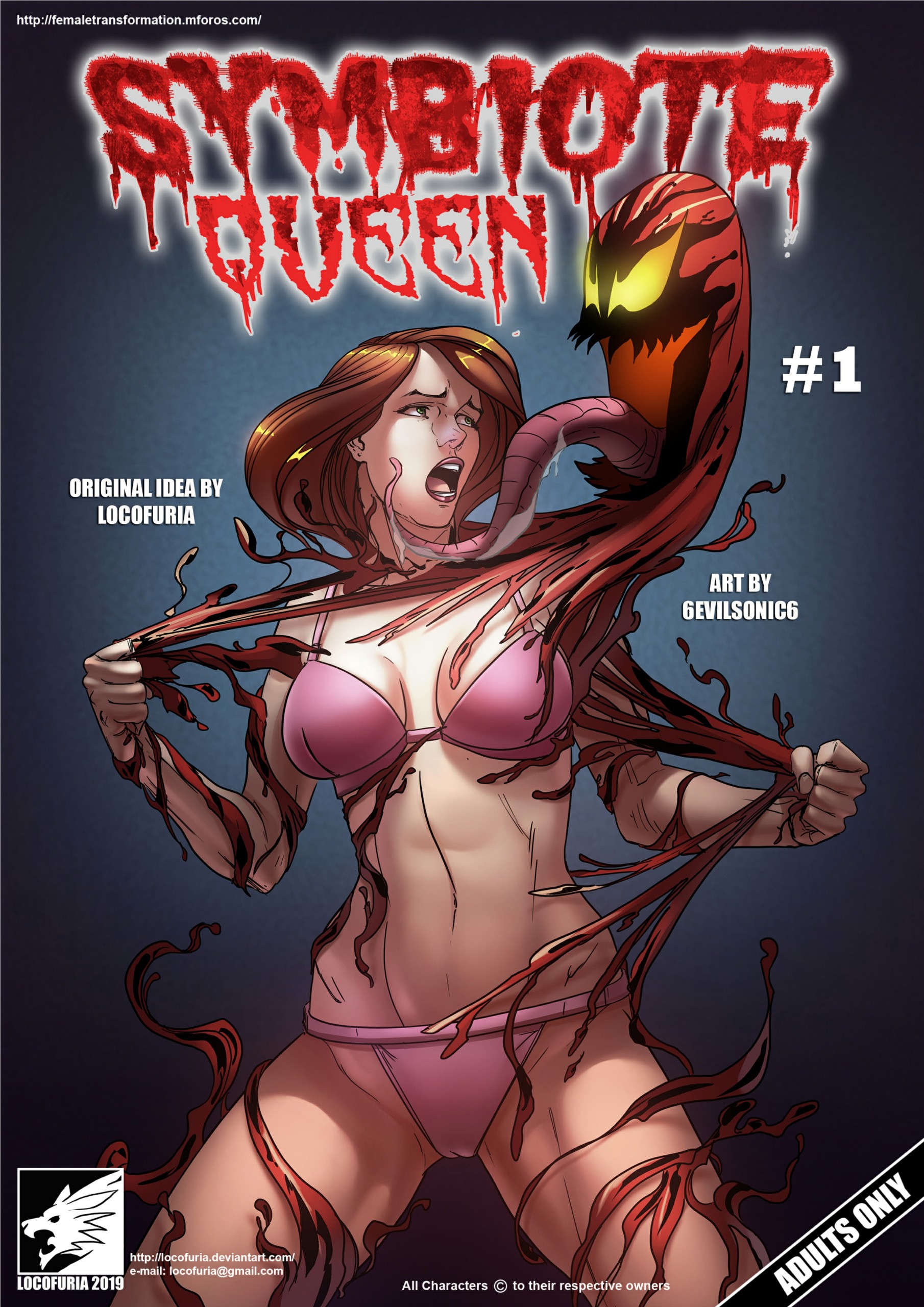 Symbiote Queen 1 porn comic picture 1
