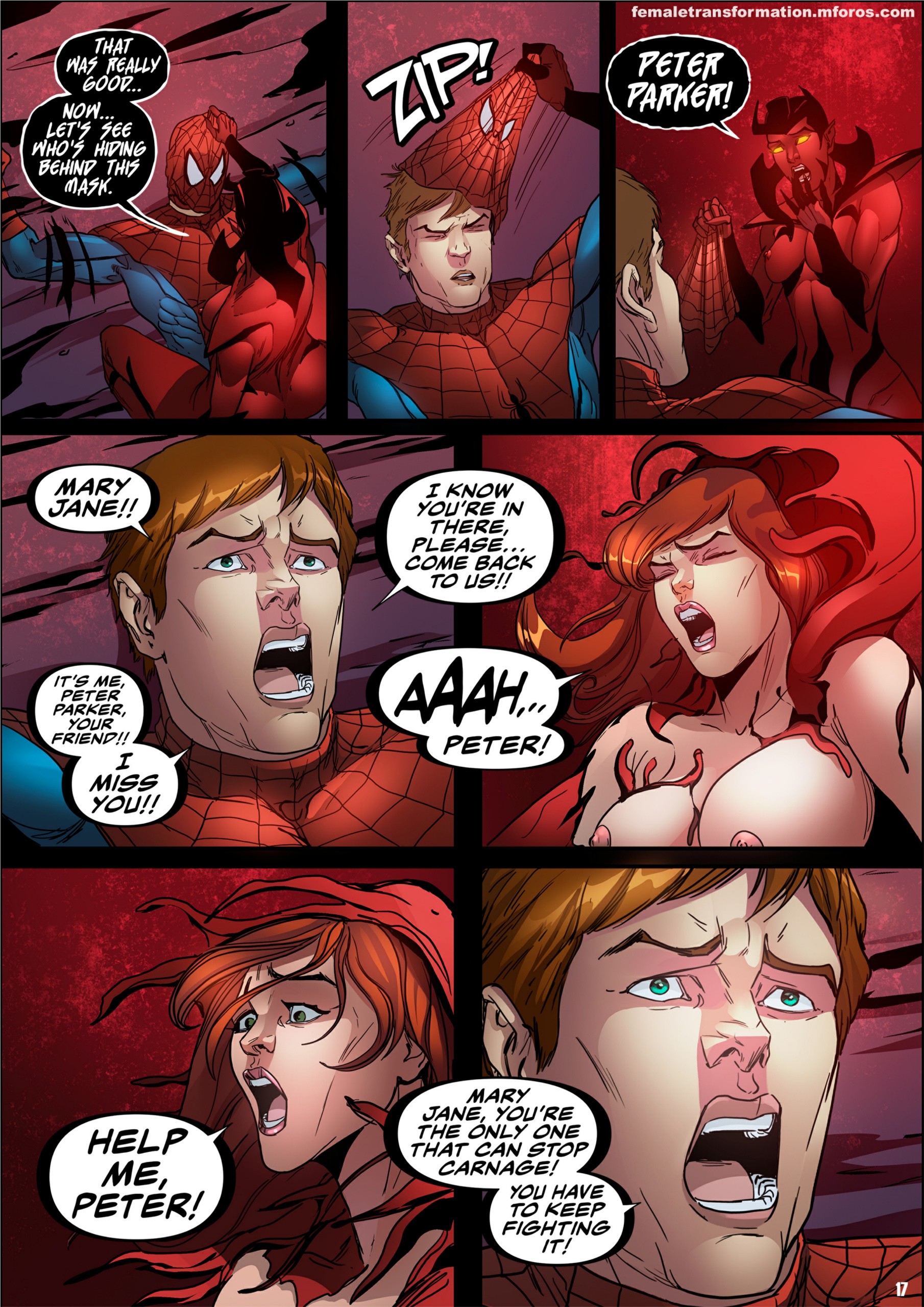 Symbiote Queen 2 porn comic picture 18