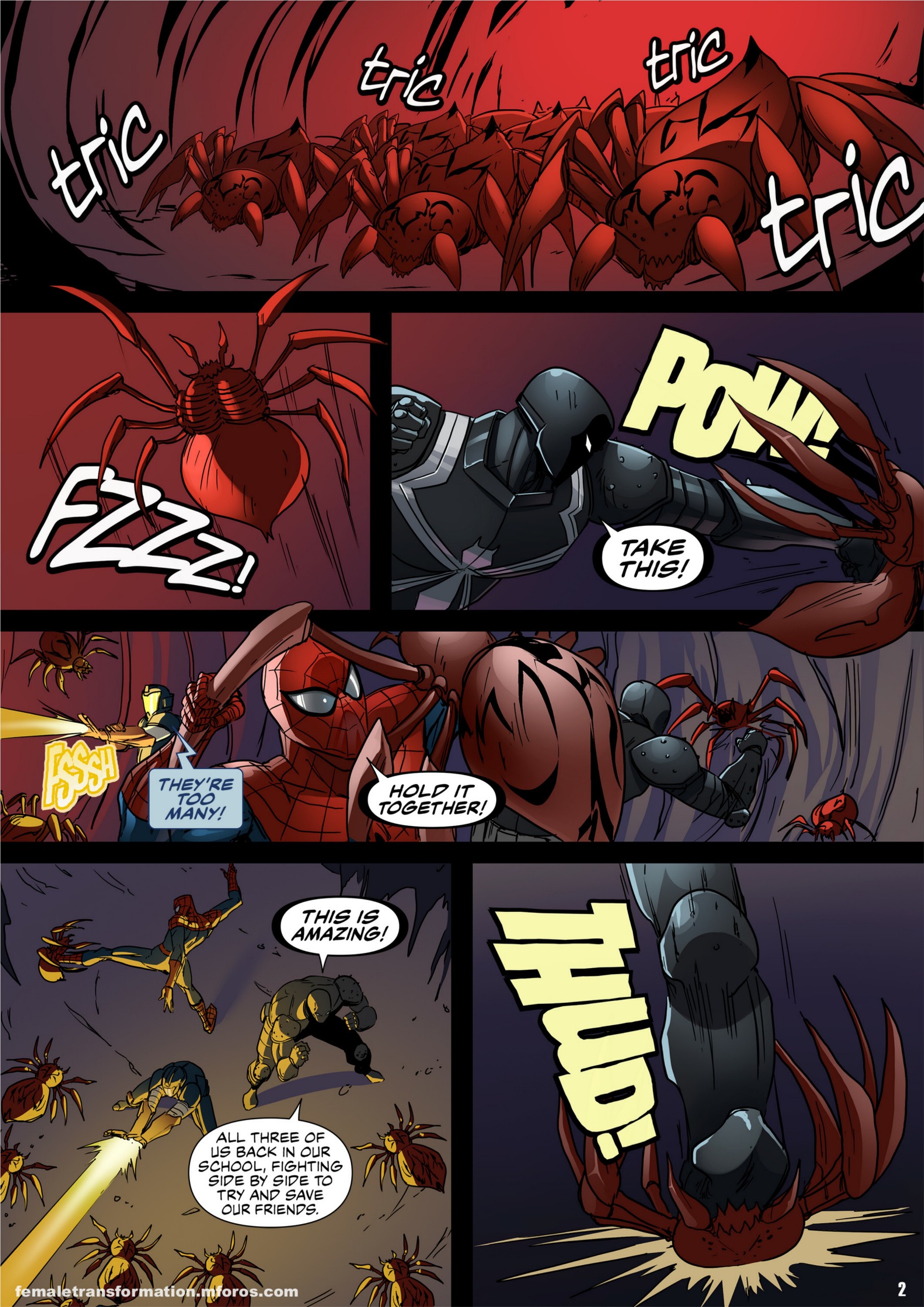 Symbiote Queen 2 porn comic picture 3
