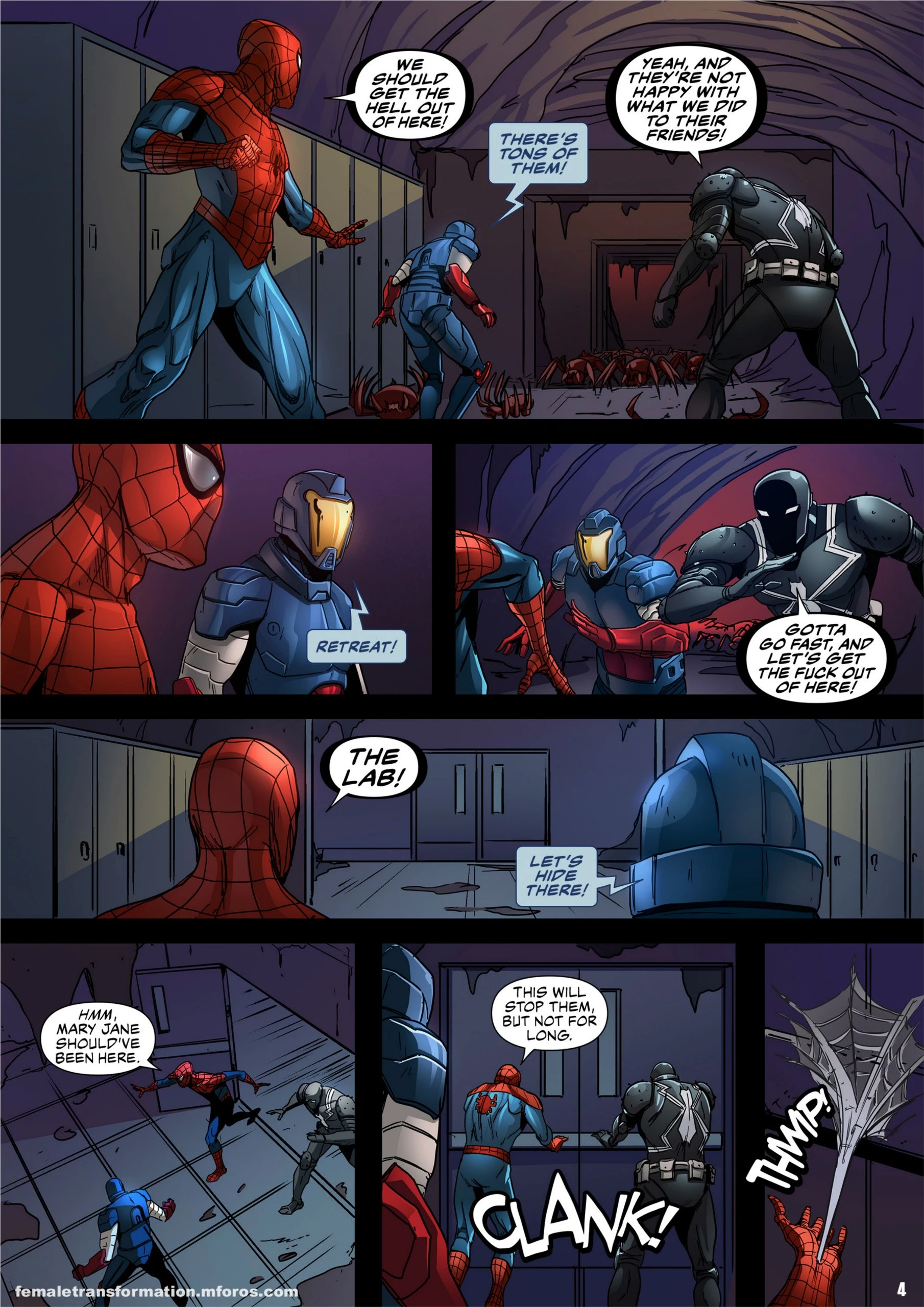 Symbiote Queen 2 porn comic picture 5