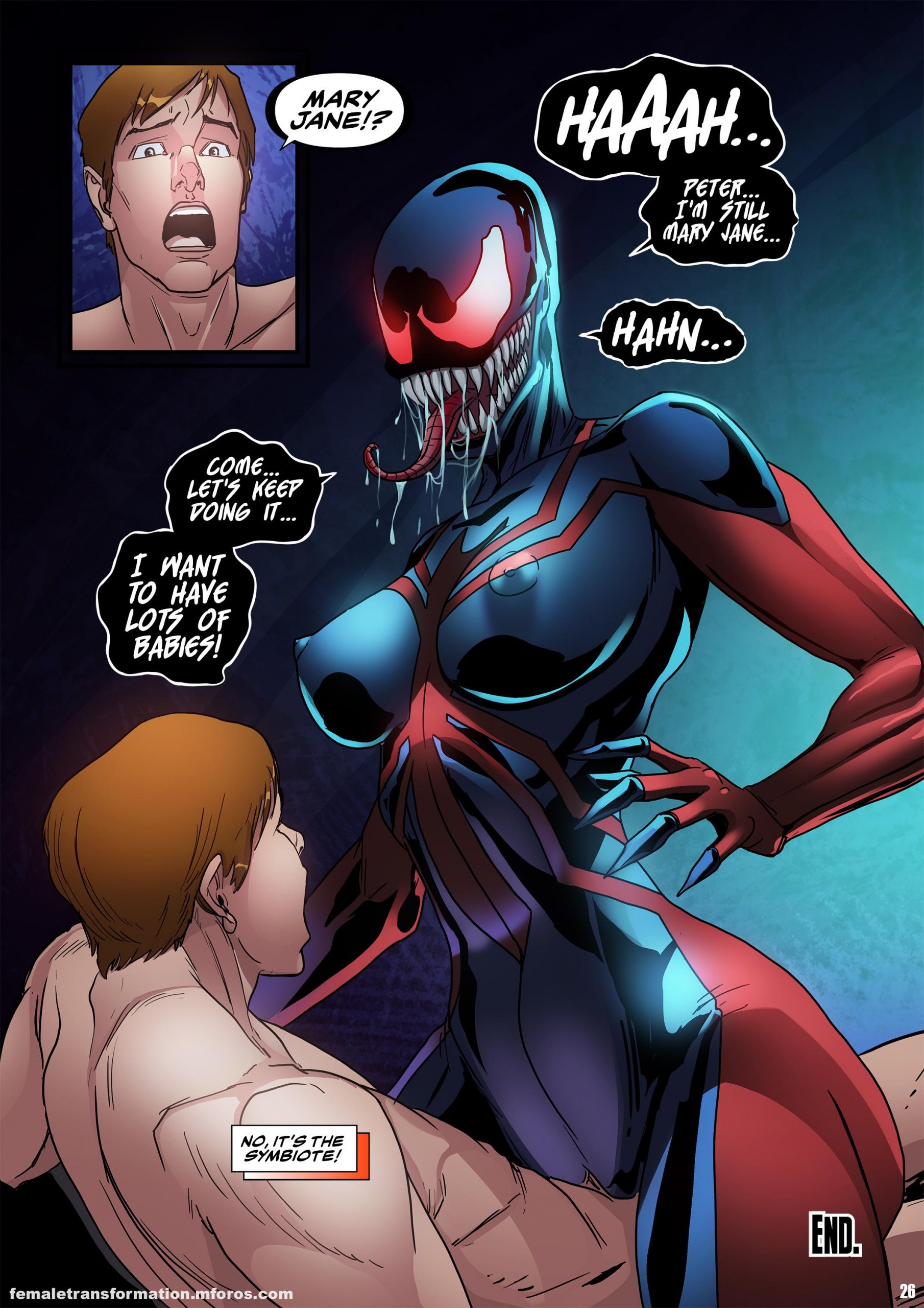 Symbiote Queen 3 porn comic picture 27