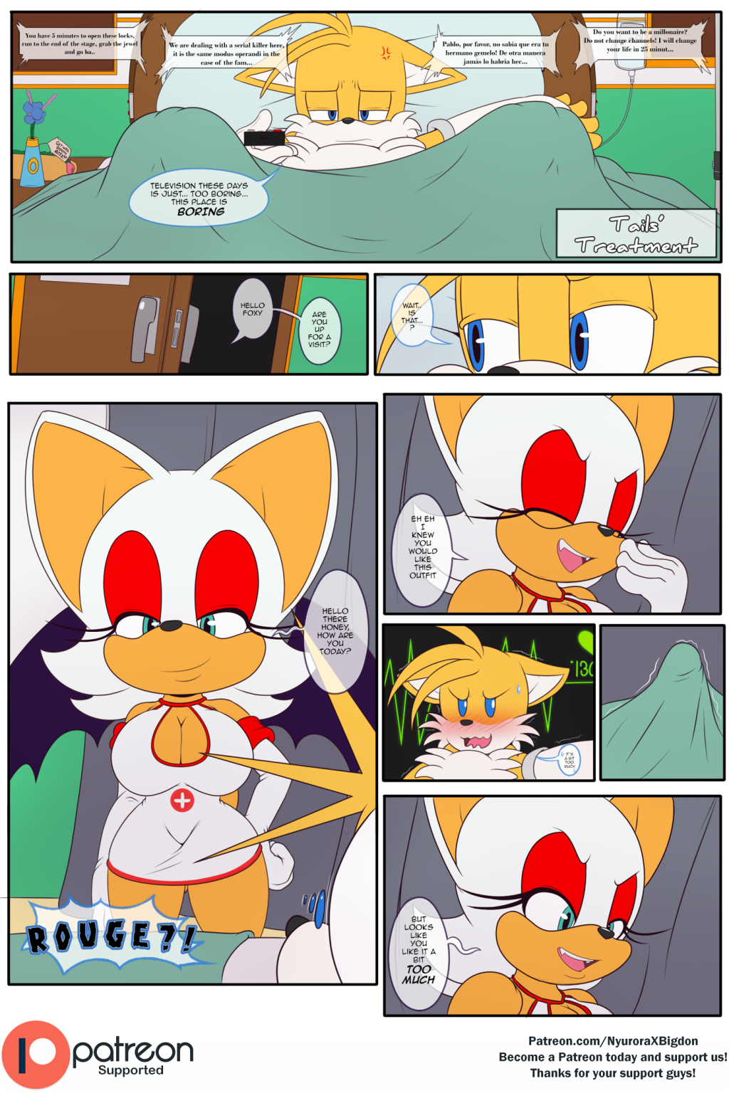 Tail's Treatment porn comic picture 1