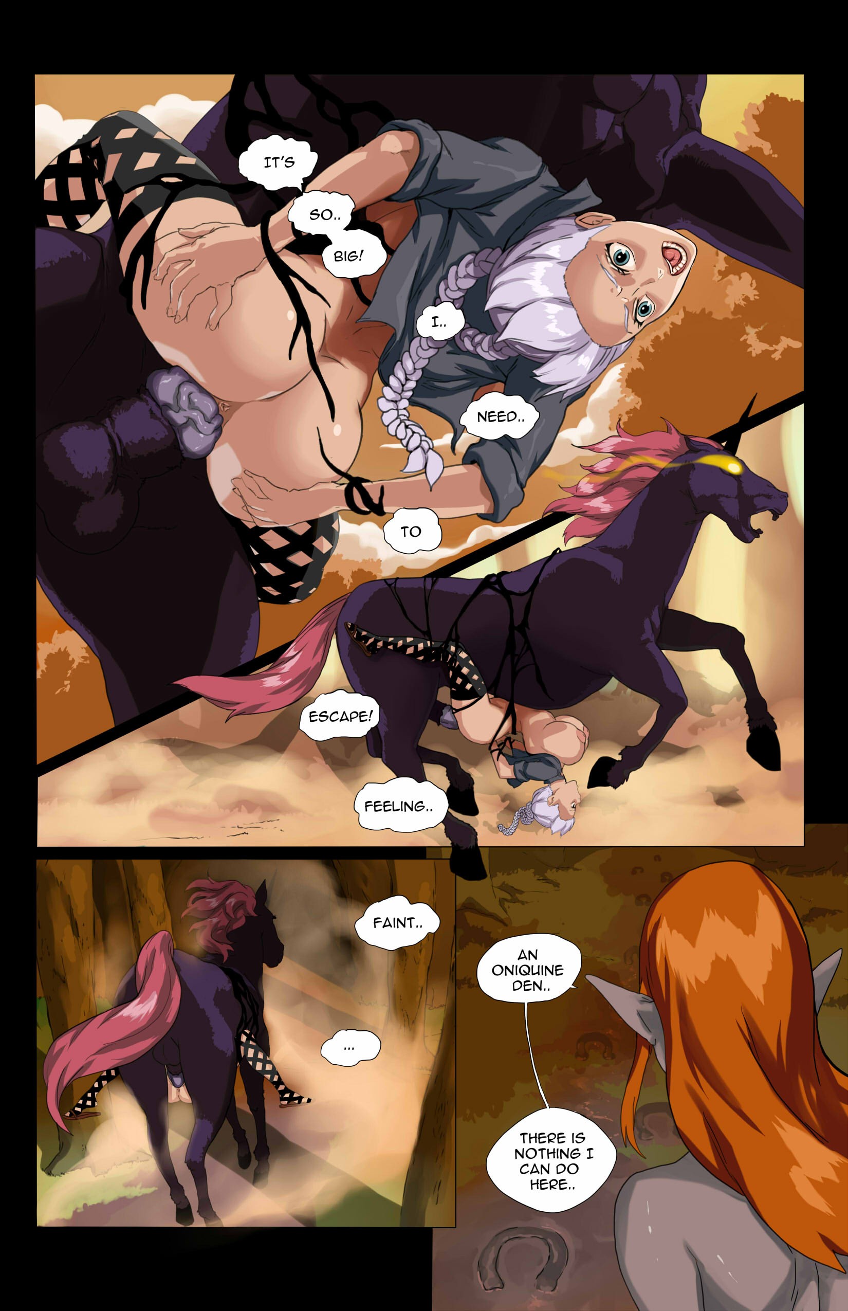 Tales of Beatrix - Knight and Mare porn comic picture 19