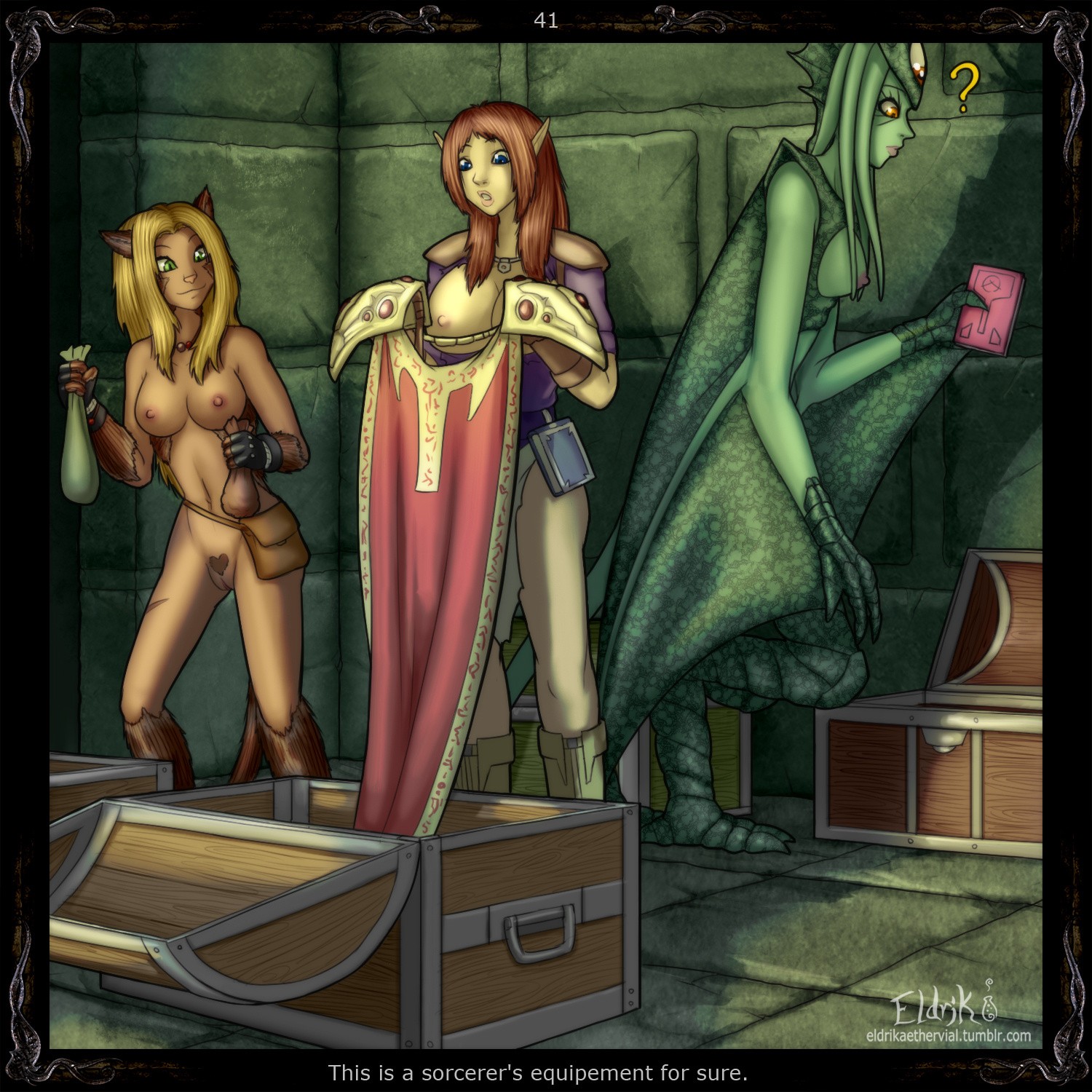 Tentacle Dungeon porn comic picture 42