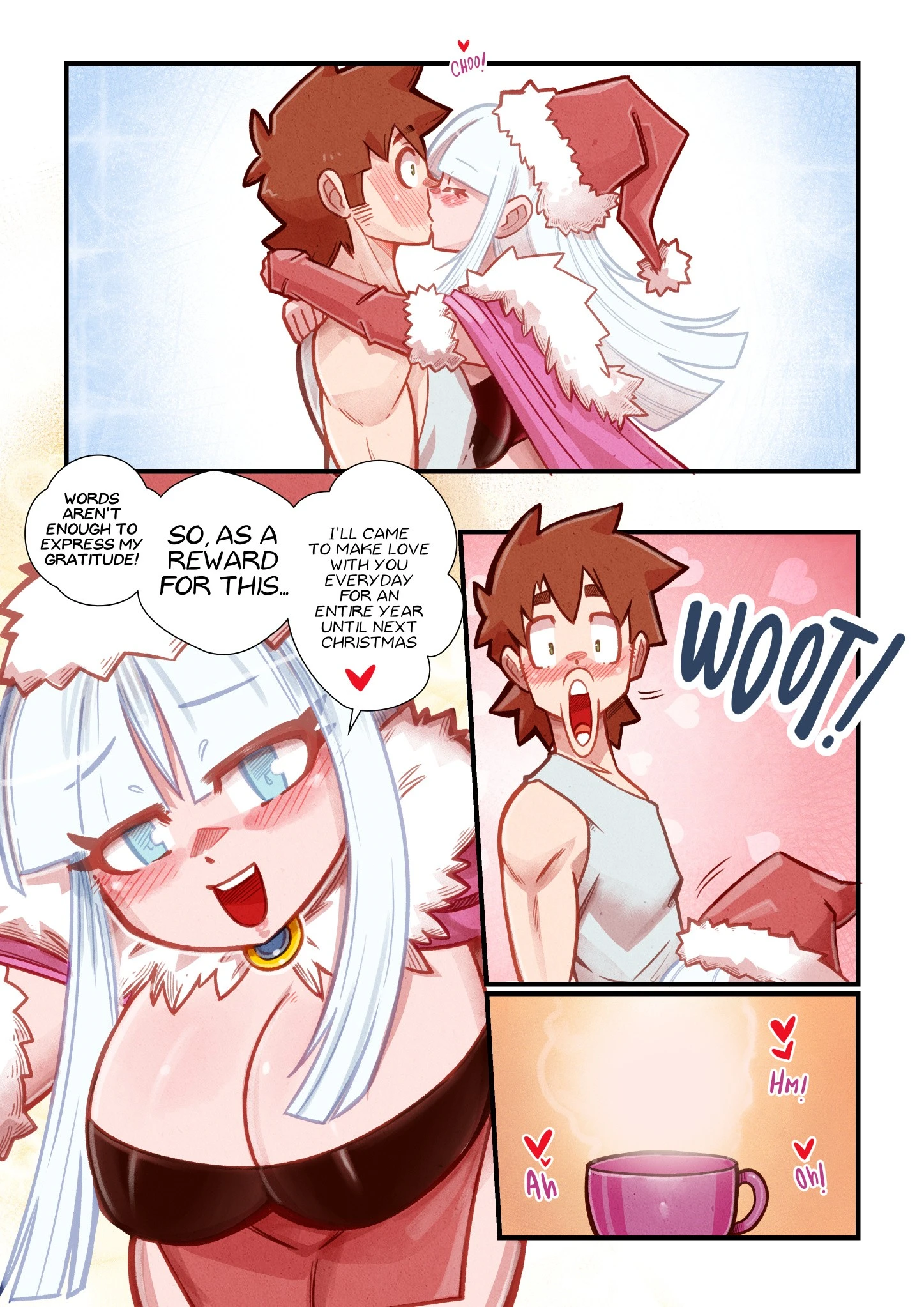 The Christmas Three - 3 Days of Christmas porn comic picture 33