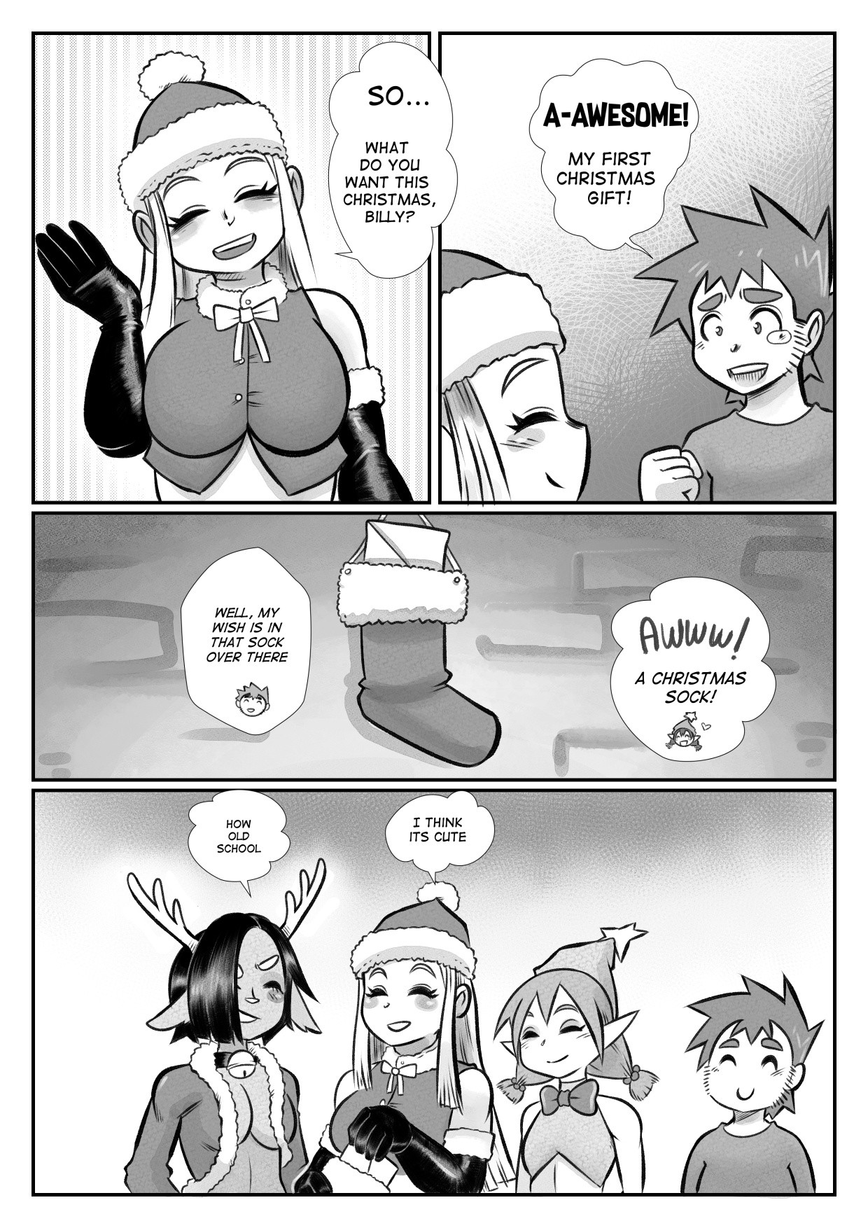 The Christmas Three porn comic picture 10