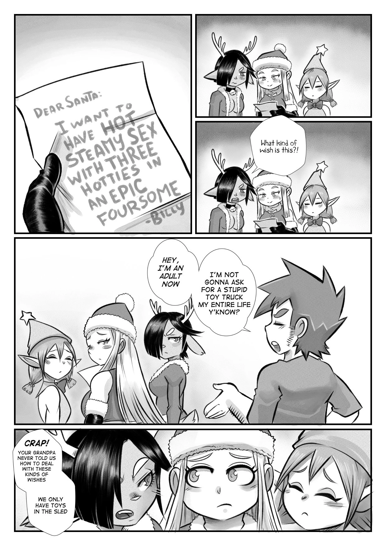 The Christmas Three porn comic picture 11