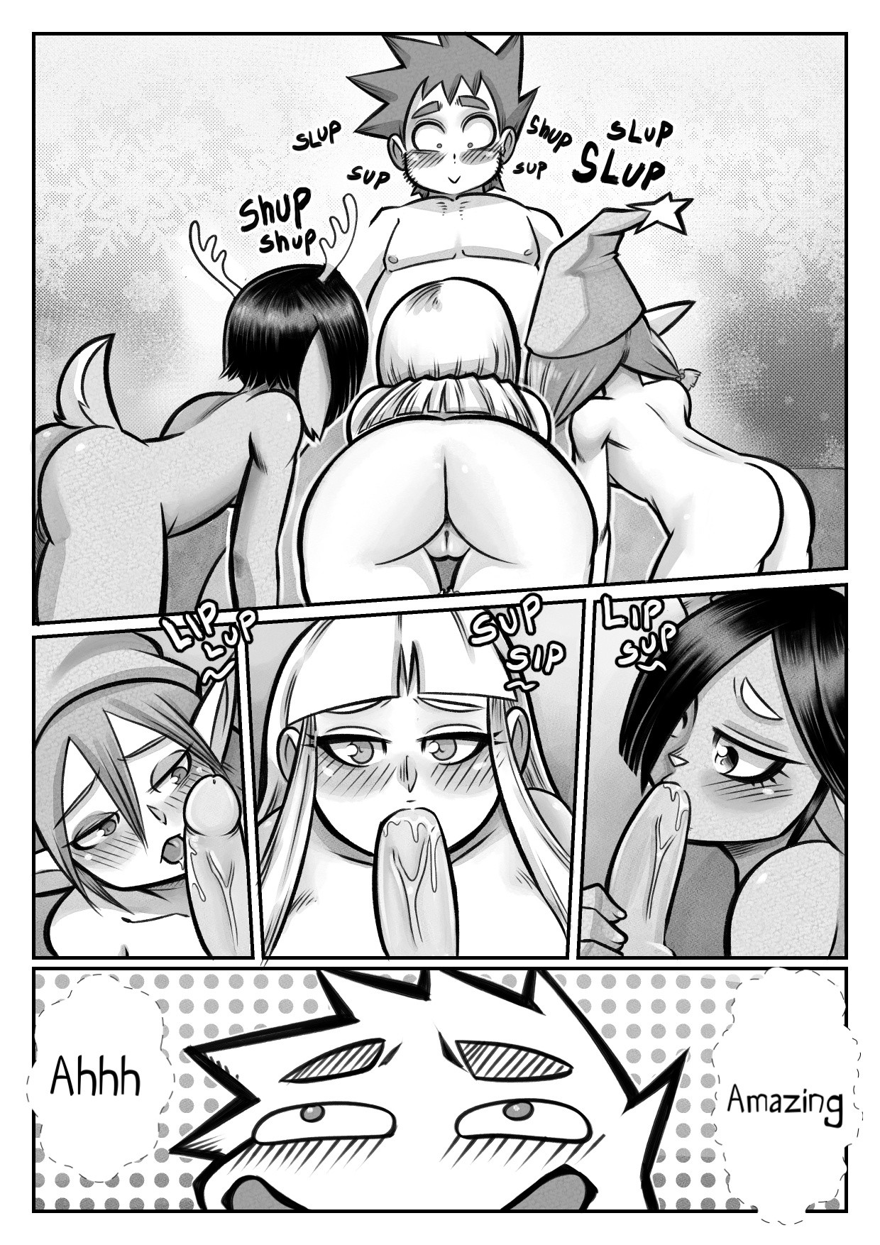 The Christmas Three porn comic picture 16