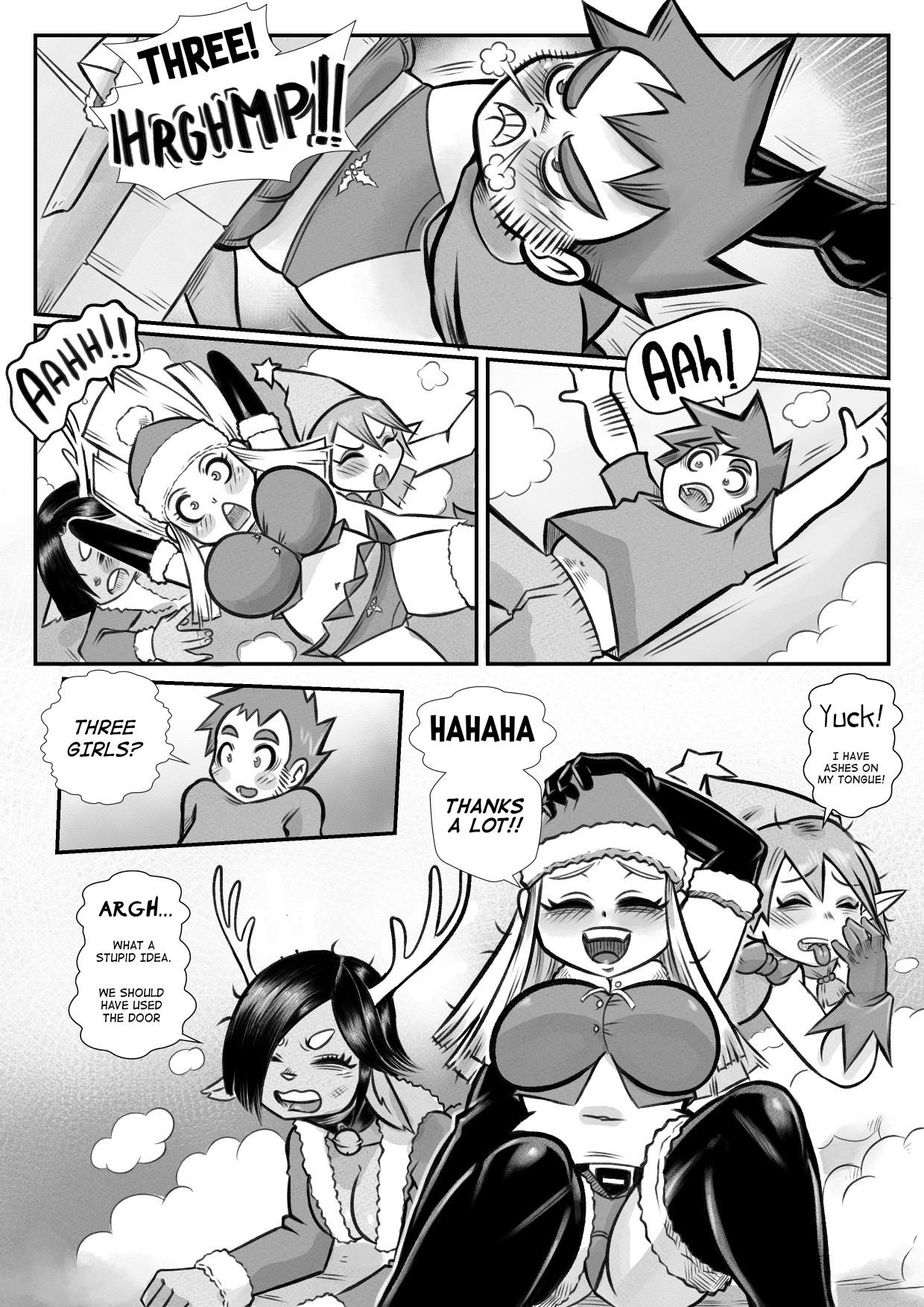 The Christmas Three porn comic picture 7