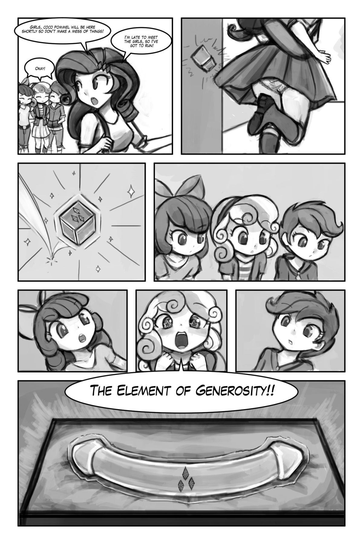 The Cutie Mark Crussaders - The Element of Generosity porn comic picture 2