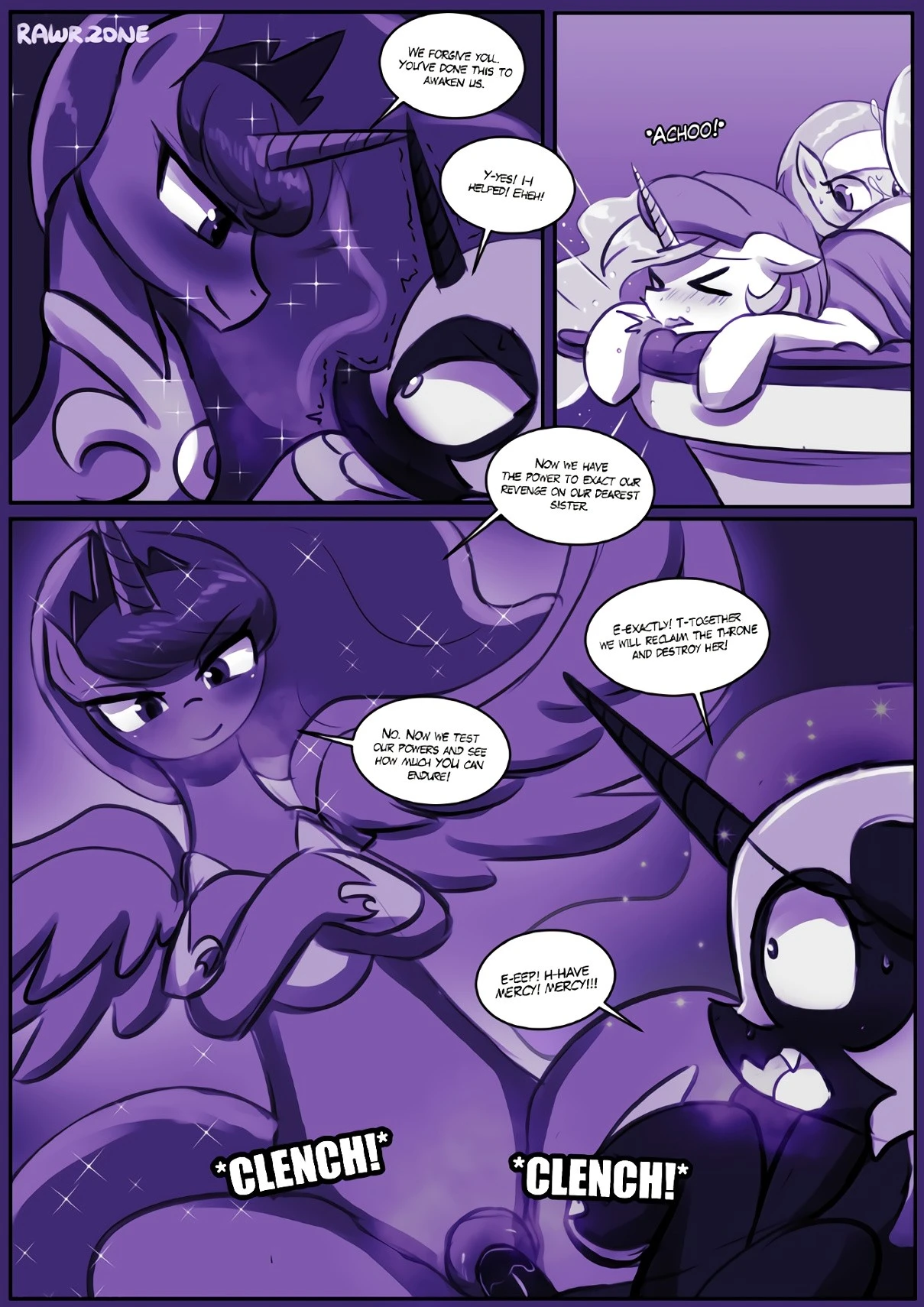 The Nightmare Moon Struggle porn comic picture 9