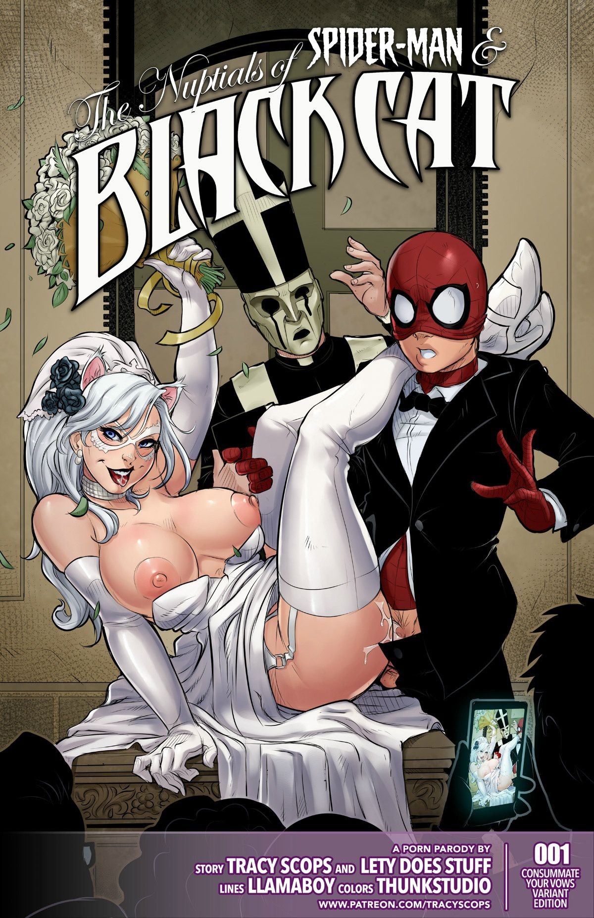 The Nuptials of Spider-Man & Black Cat porn comic picture 1