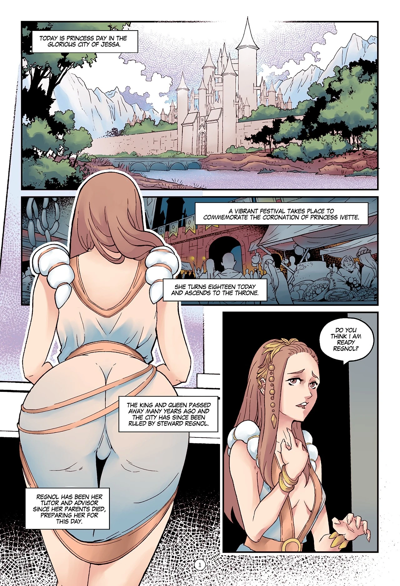 The Princess Guard porn comic picture 1