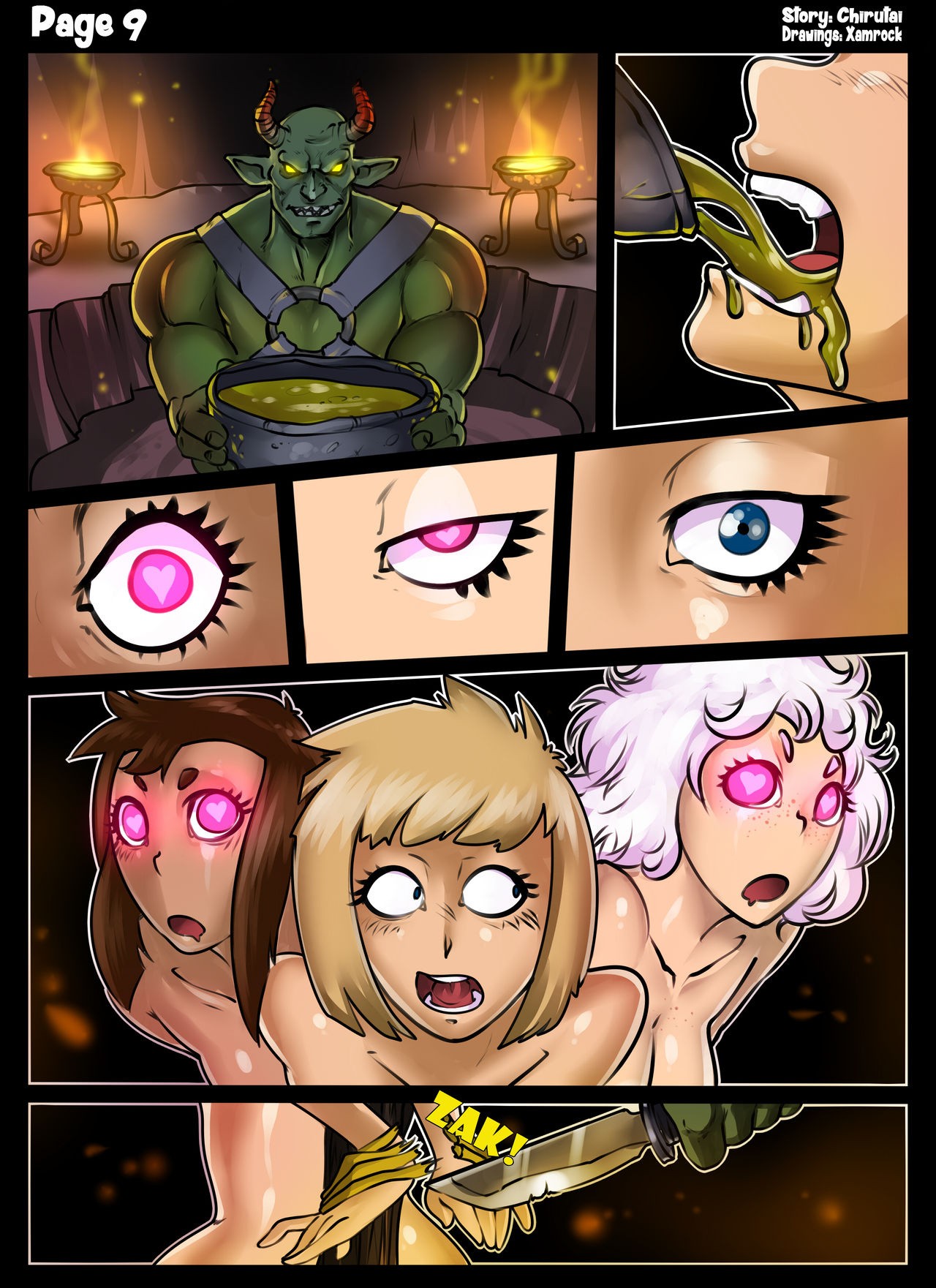 Tia in a new hell porn comic picture 9