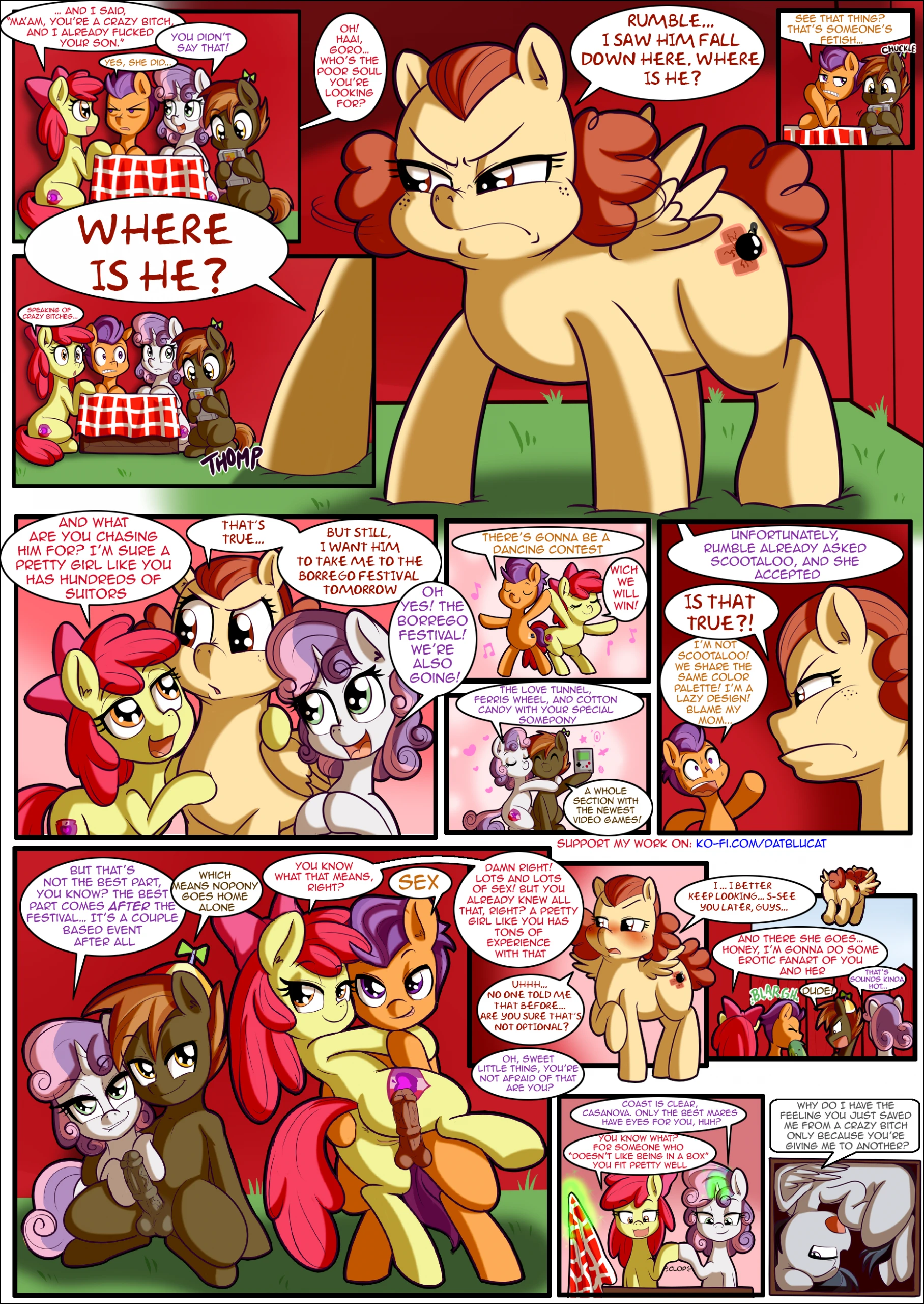 Triple Date porn comic picture 5