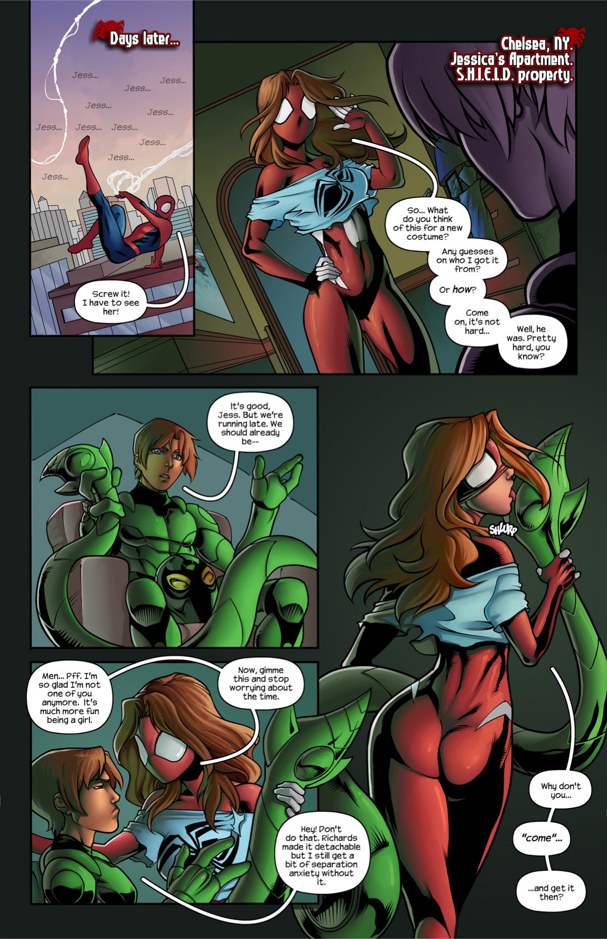 Ultimate Spider-Man XXX 11 - Spidercest porn comic picture 4