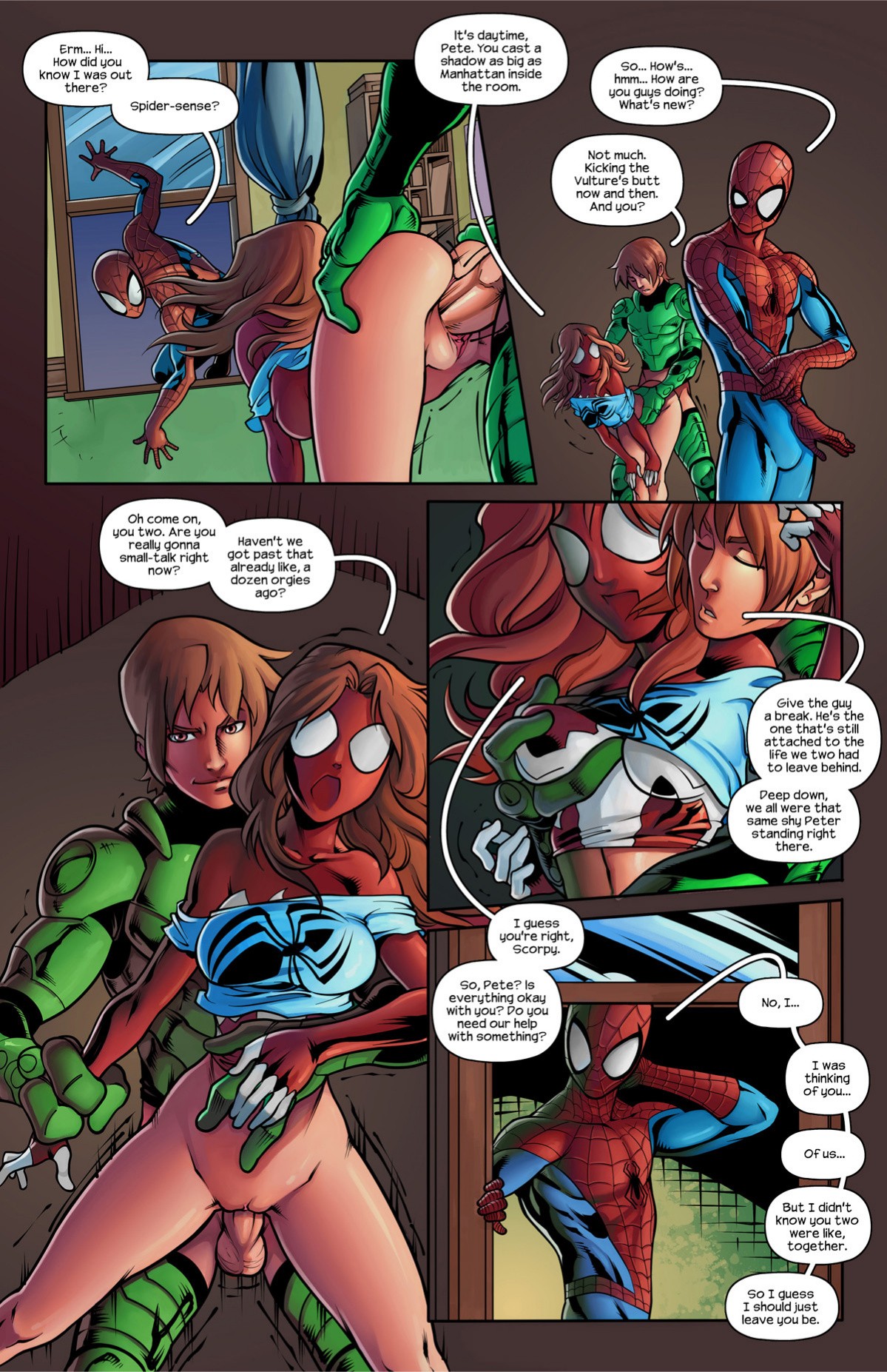 Ultimate Spider-Man XXX 11 - Spidercest porn comic picture 6