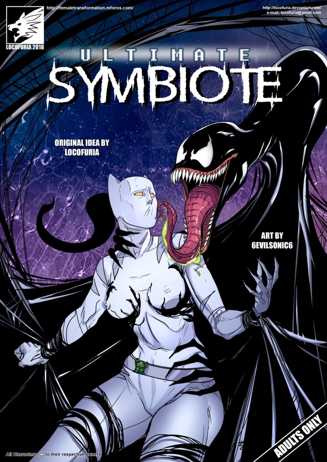 Ultimate Symbiote porn comic picture 1