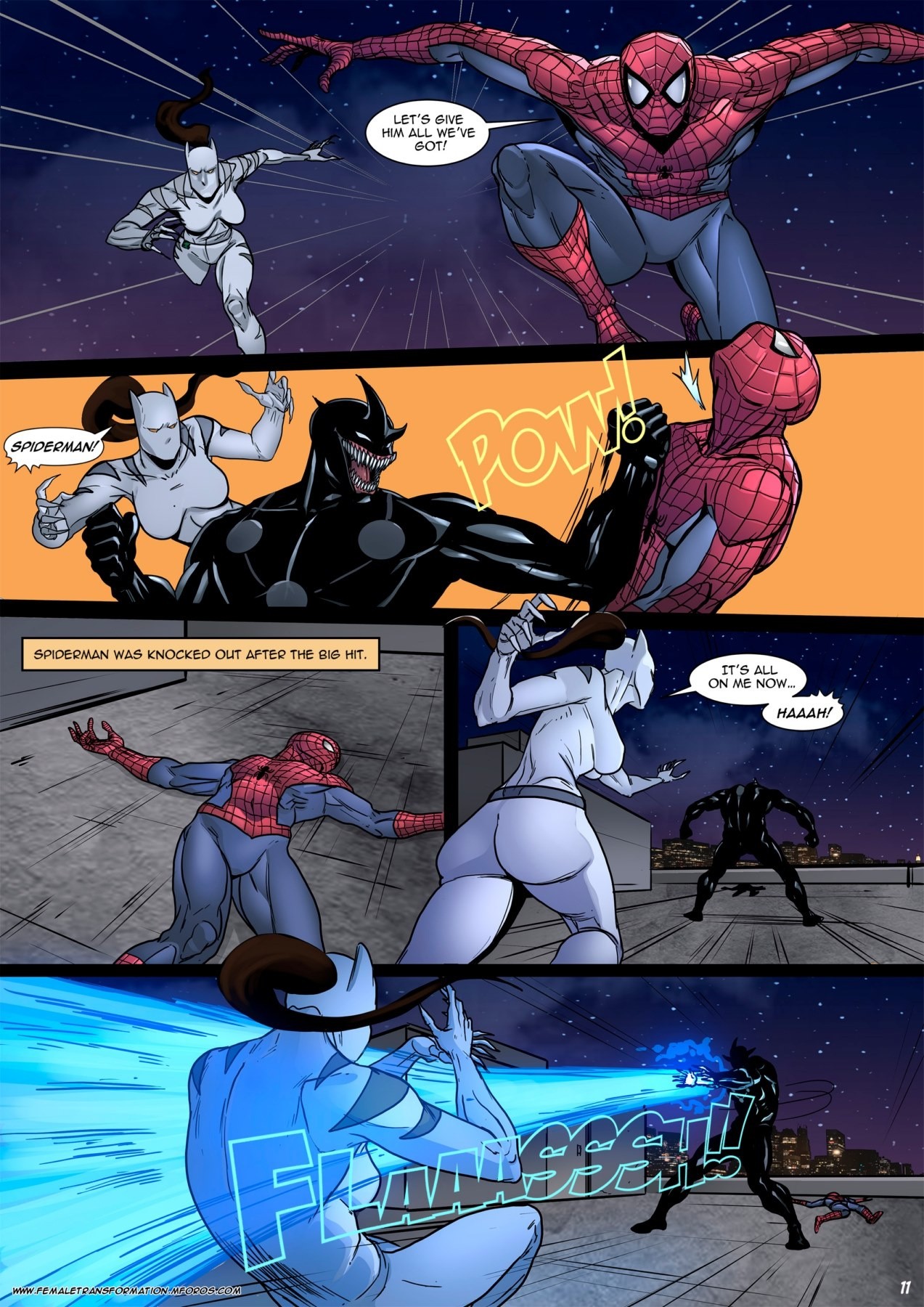 Ultimate Symbiote porn comic picture 12