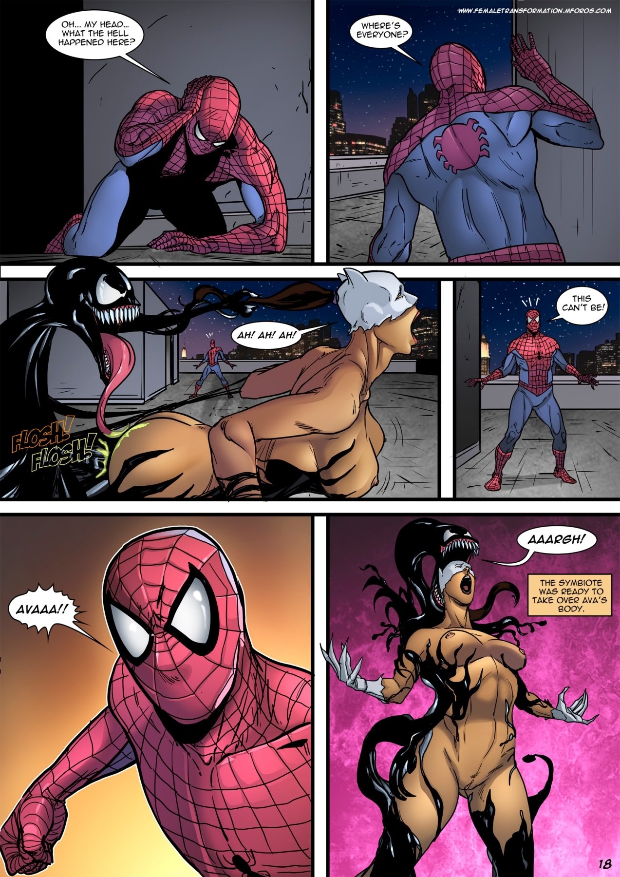 Ultimate Symbiote porn comic picture 19