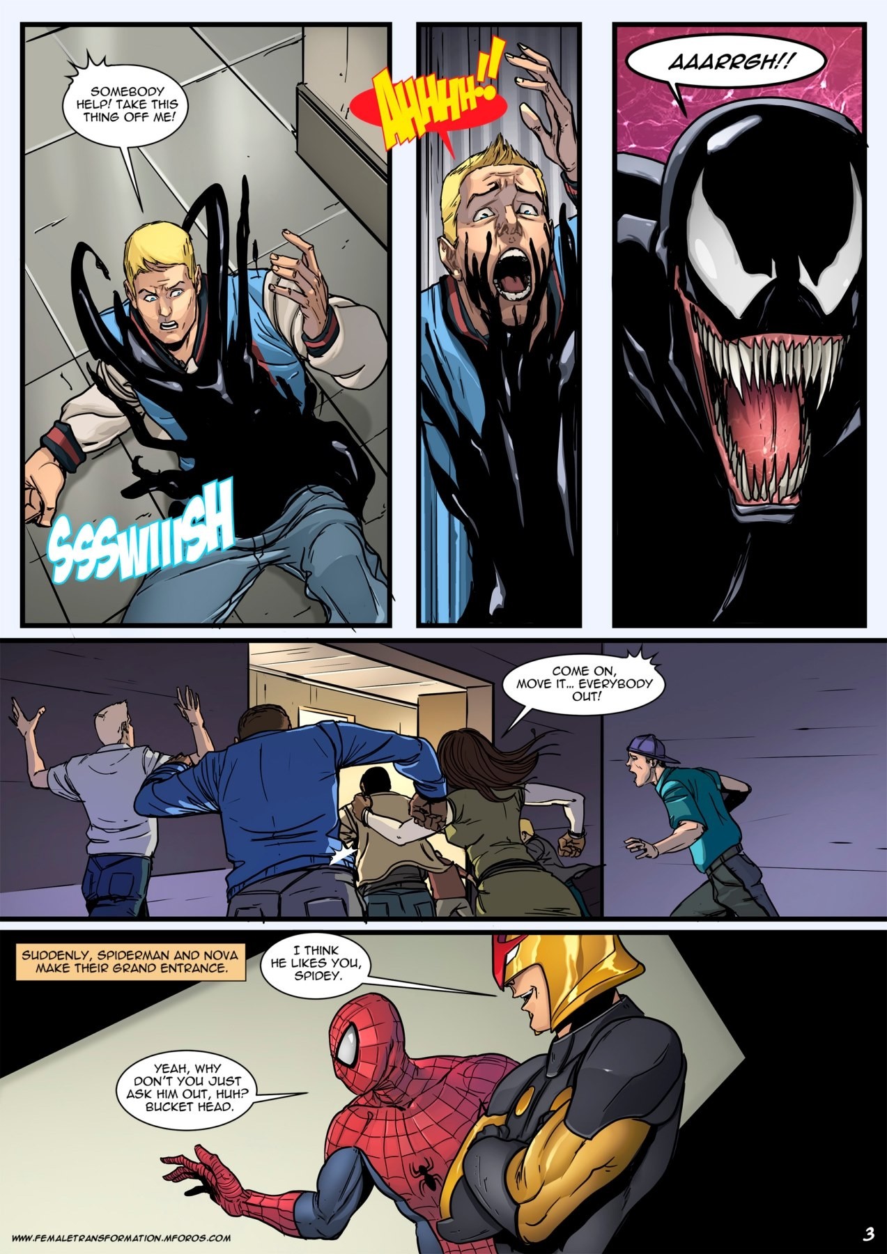Ultimate Symbiote porn comic picture 4