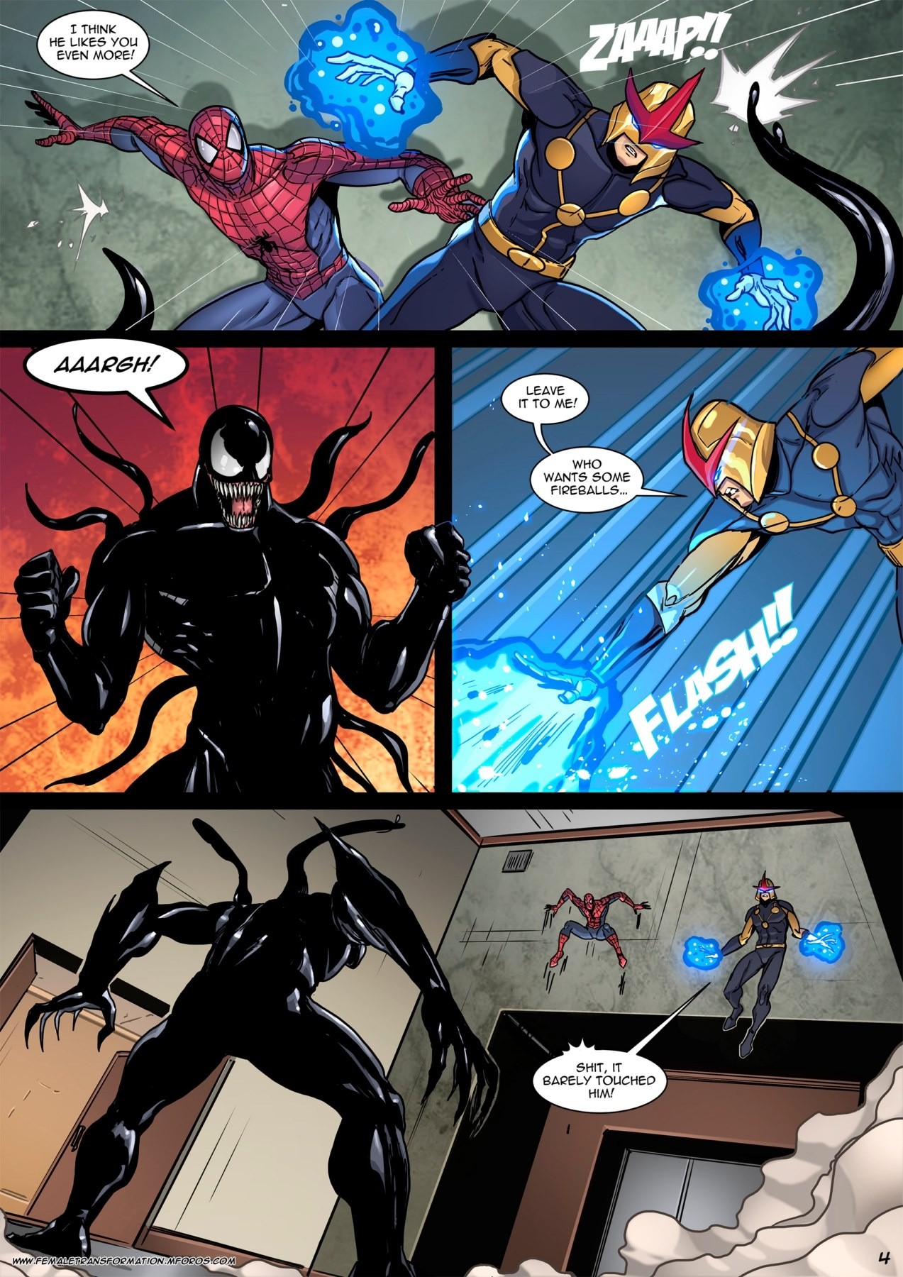 Ultimate Symbiote porn comic picture 5