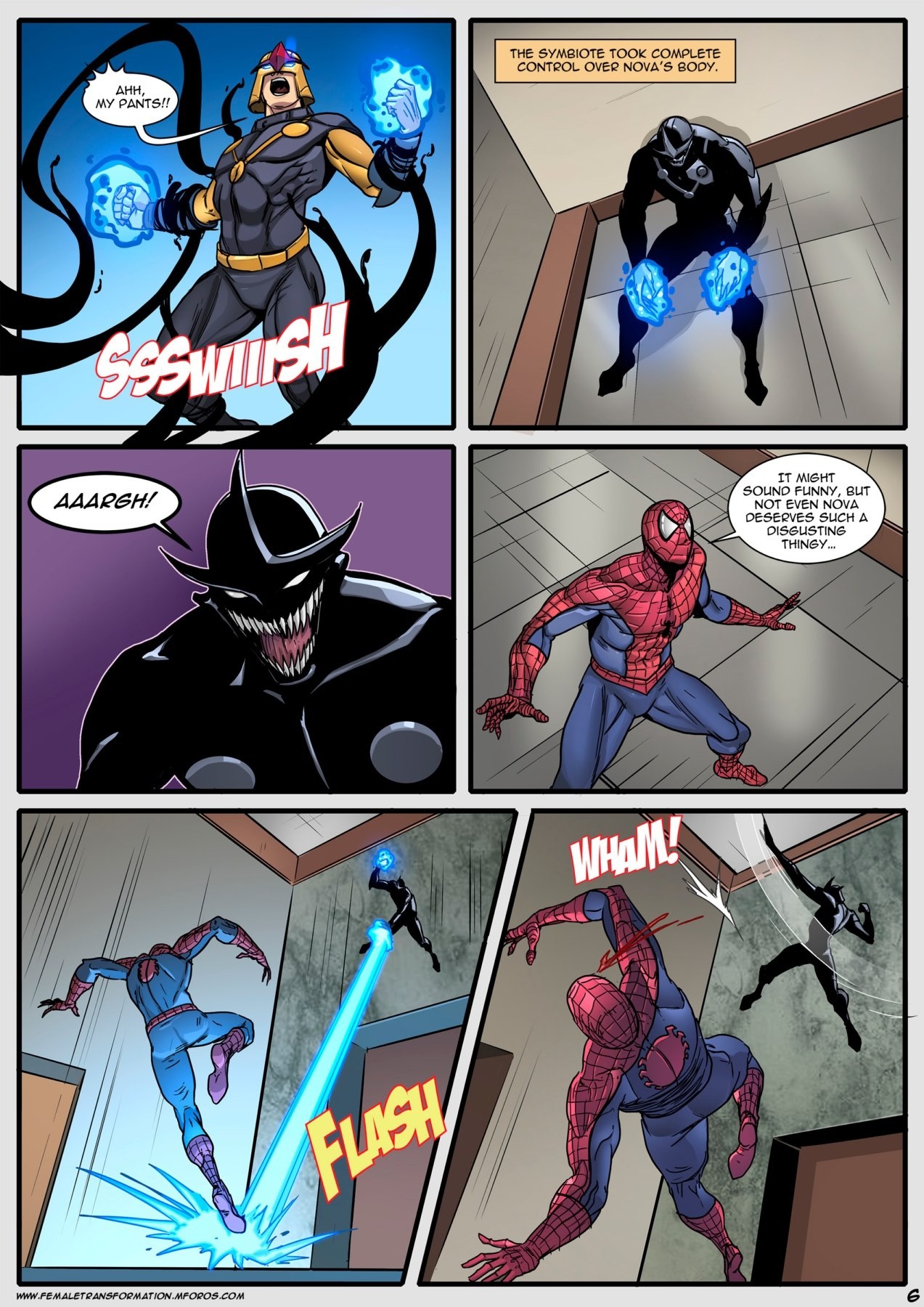 Ultimate Symbiote porn comic picture 7