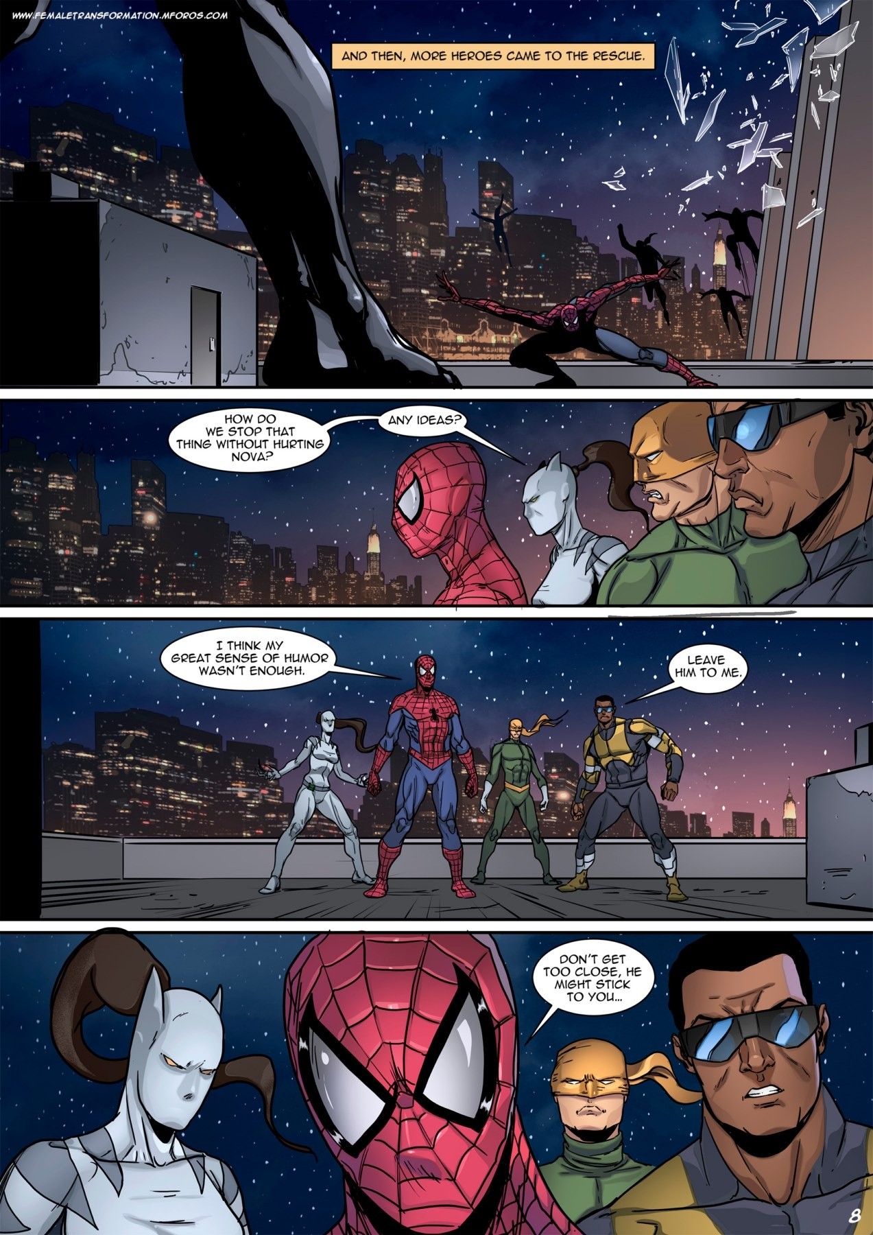 Ultimate Symbiote porn comic picture 9