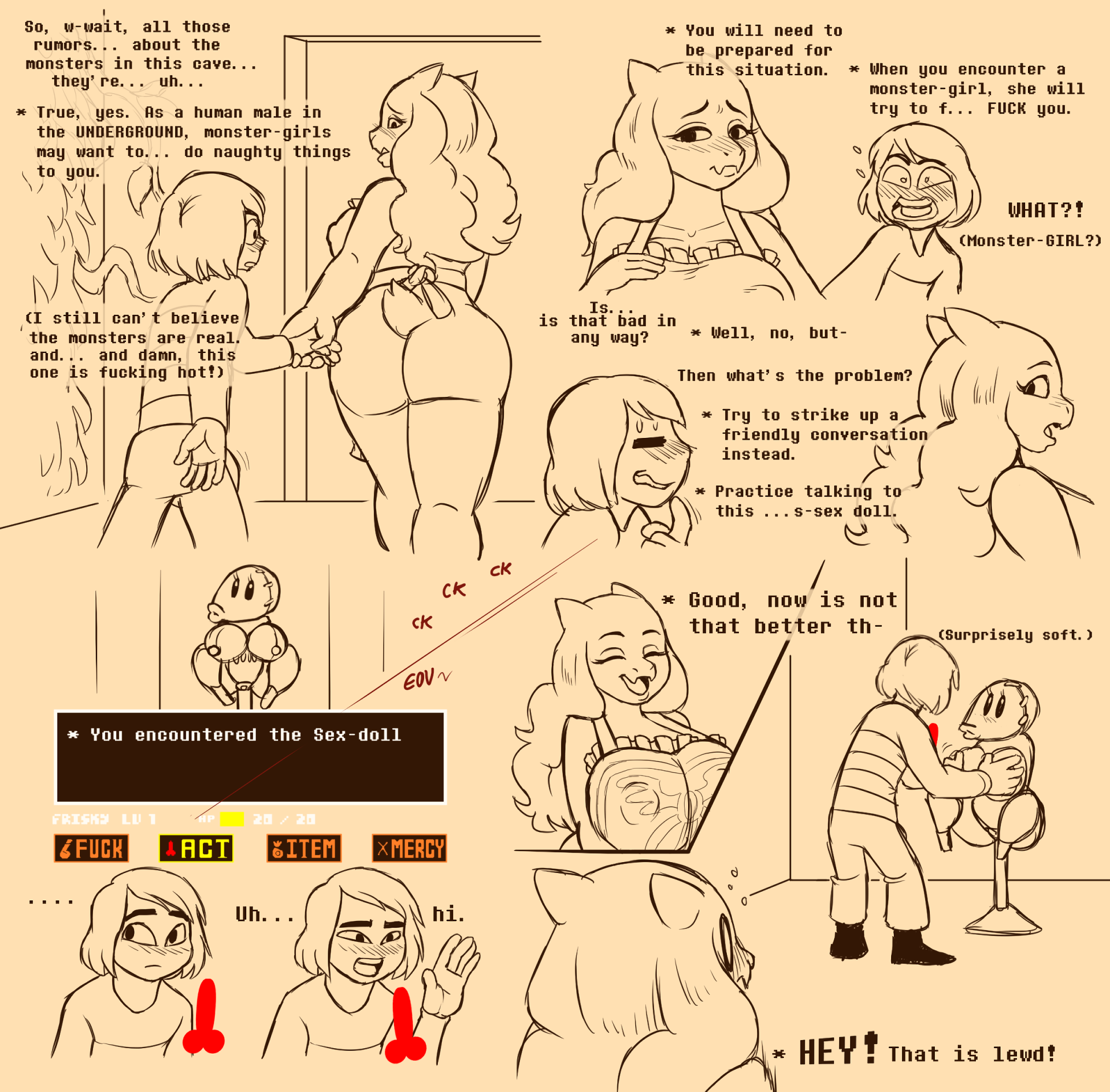 Under(her)tail: Monster-GirlEdition 1 Reset porn comic picture 10
