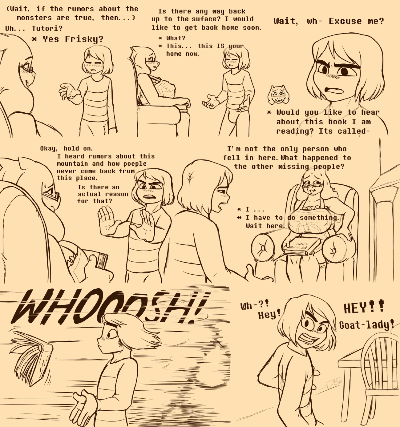 Under(her)tail: Monster-GirlEdition 1 Reset porn comic picture 24