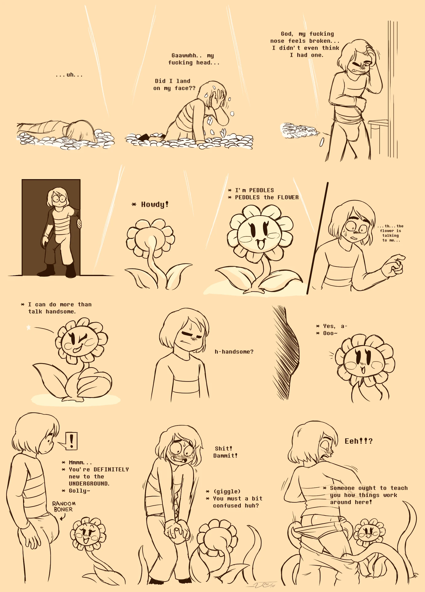 Under(her)tail: Monster-GirlEdition 1 Reset porn comic picture 7