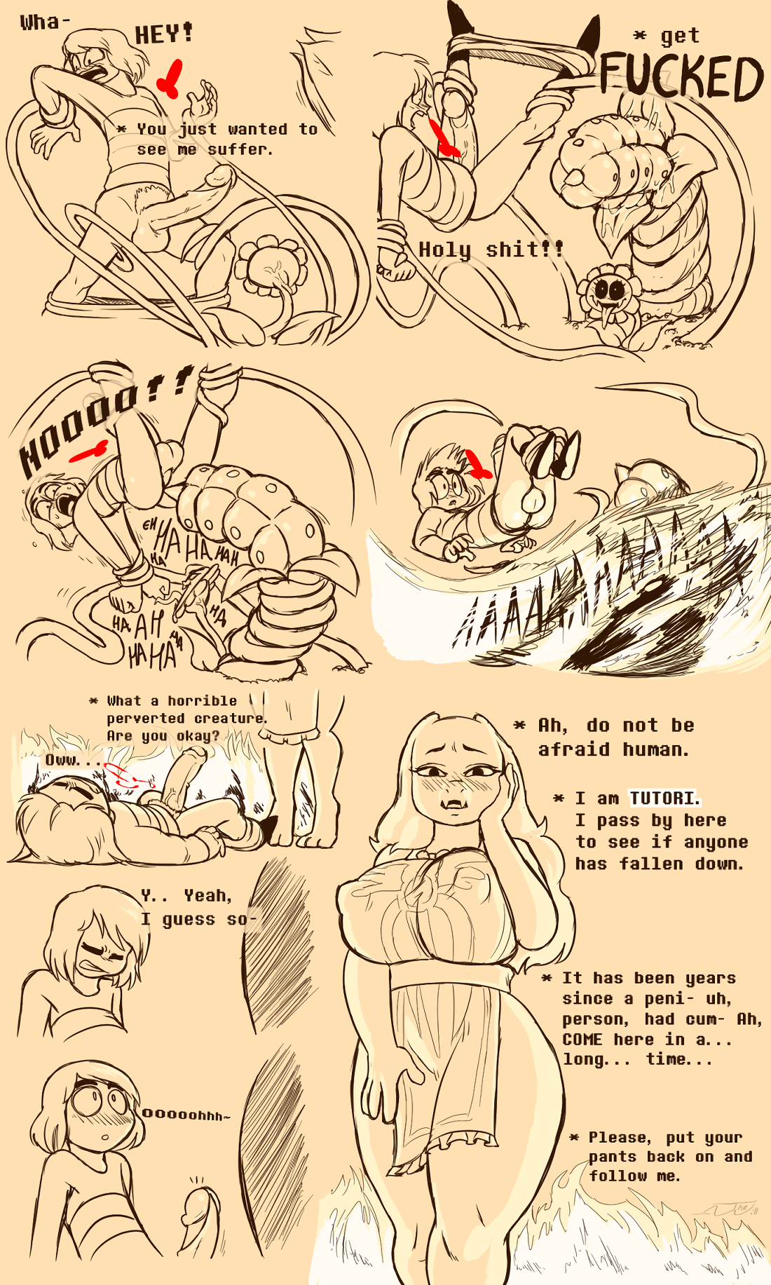 Under(her)tail: Monster-GirlEdition 1 Reset porn comic picture 9