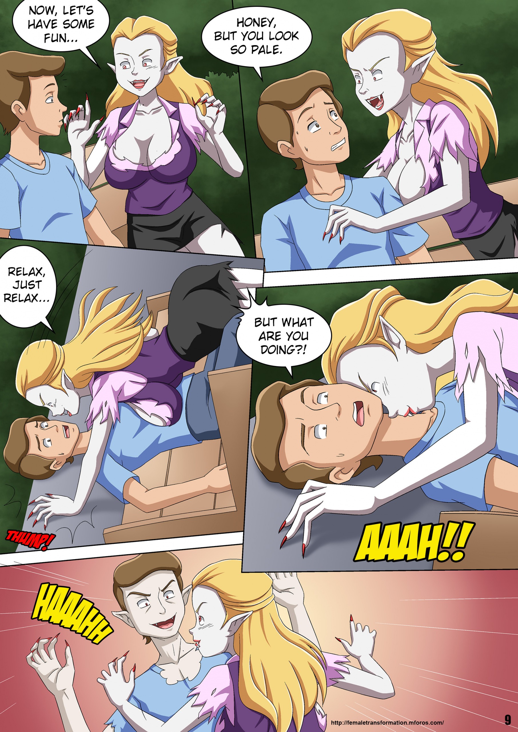 Vamp or Treat porn comic picture 10