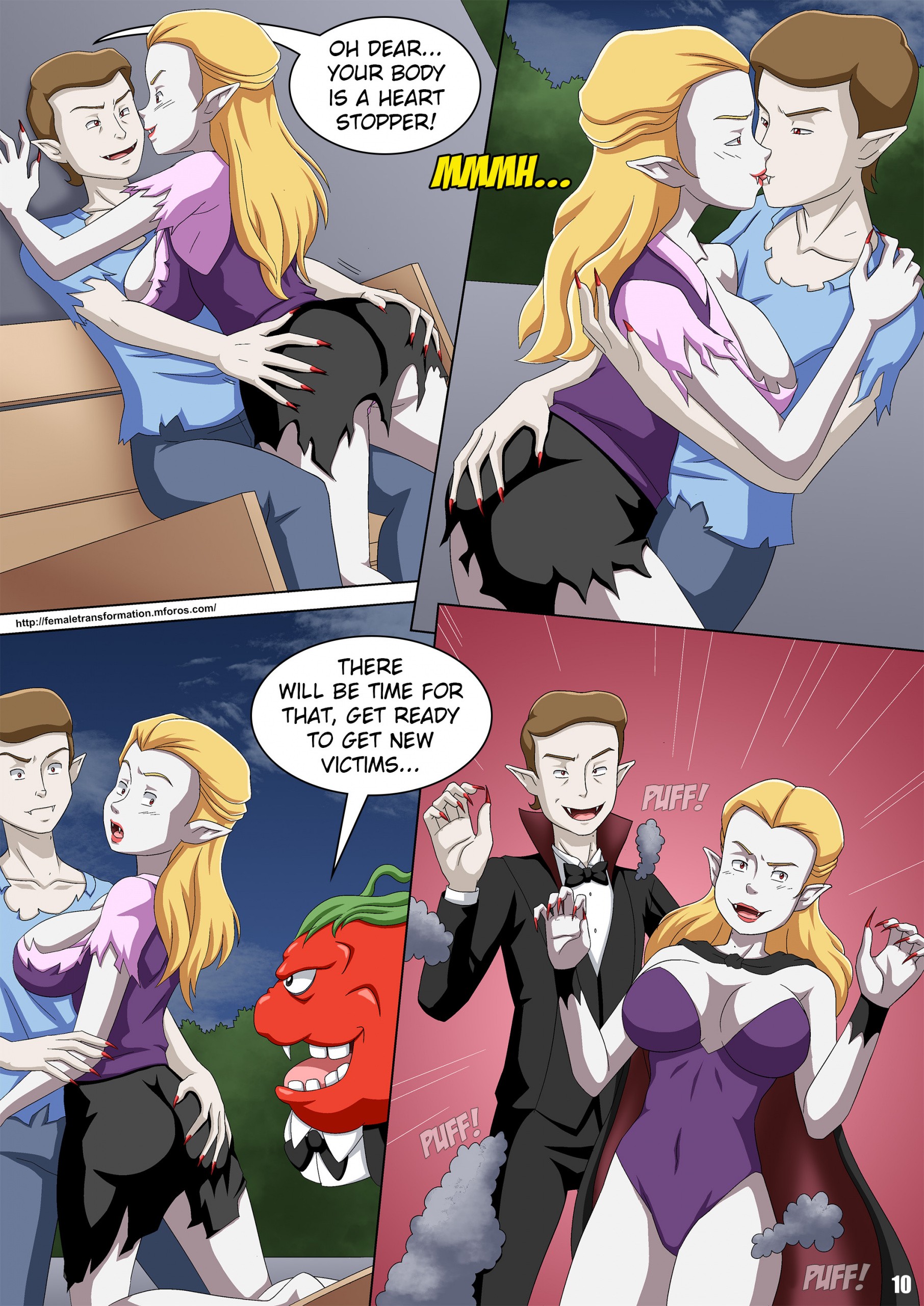 Vamp or Treat porn comic picture 11