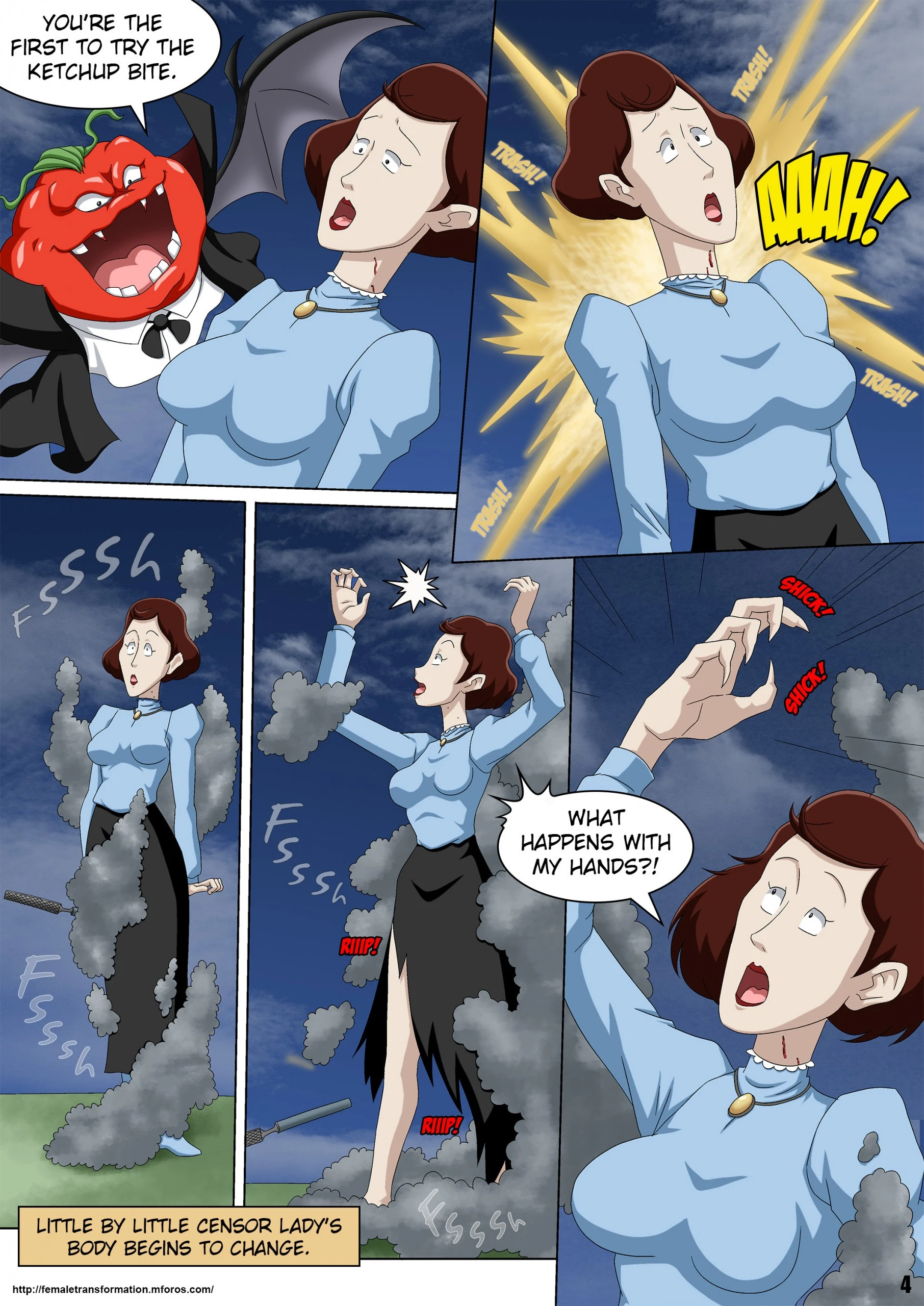Vamp or Treat porn comic picture 5