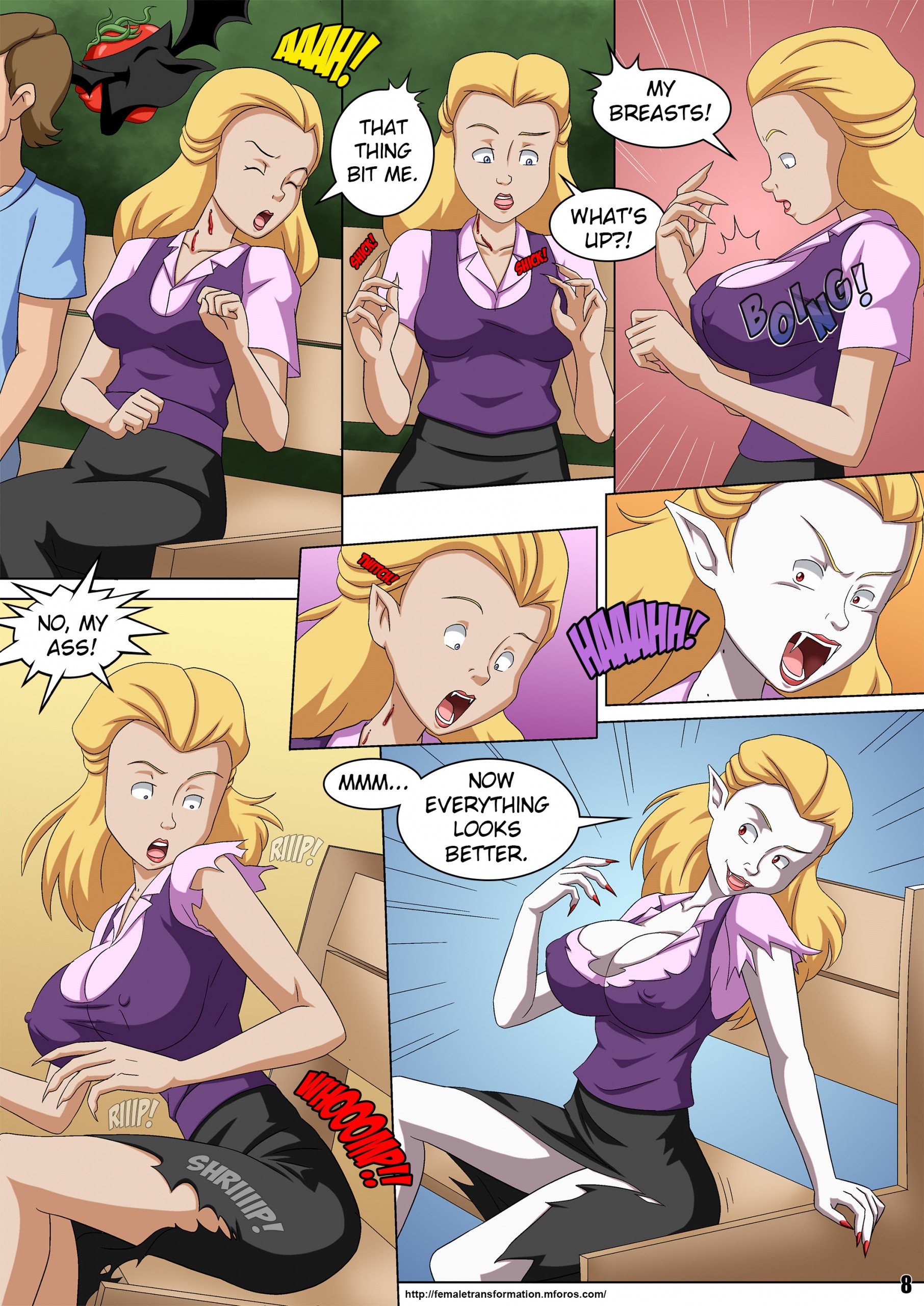 Vamp or Treat porn comic picture 9