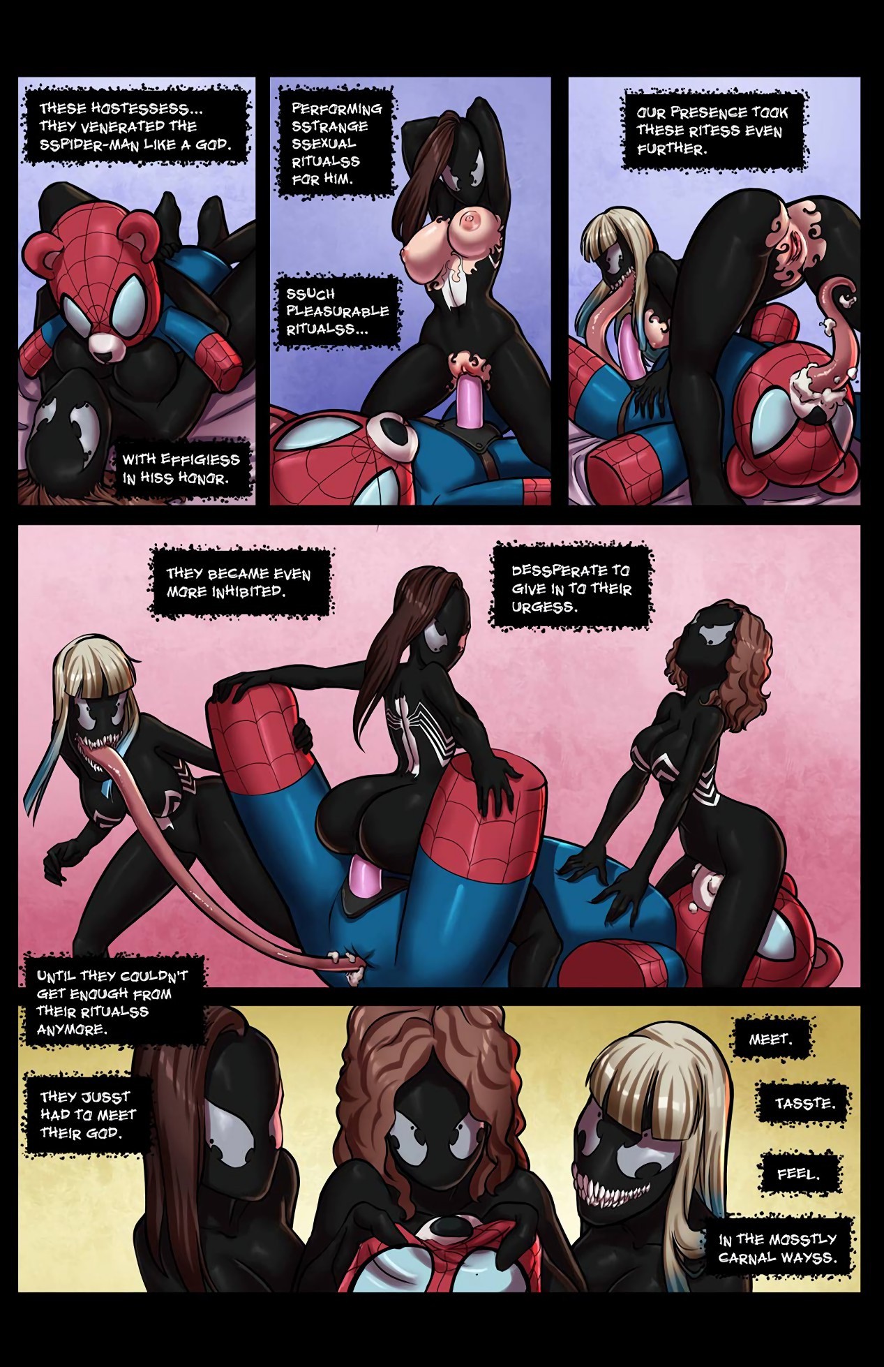 Venom Stalks Spidey porn comic picture 3