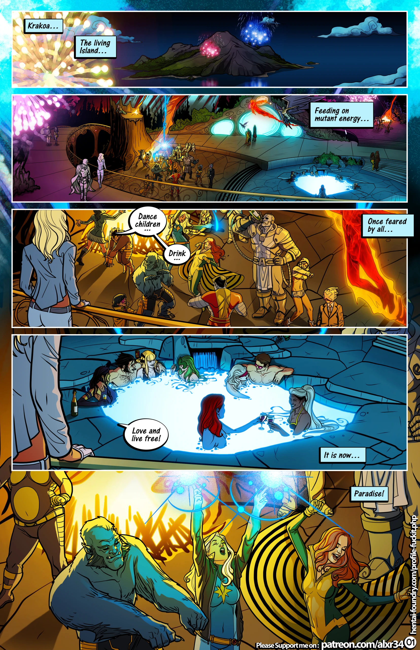 X-men: Bacchanalia porn comic picture 2