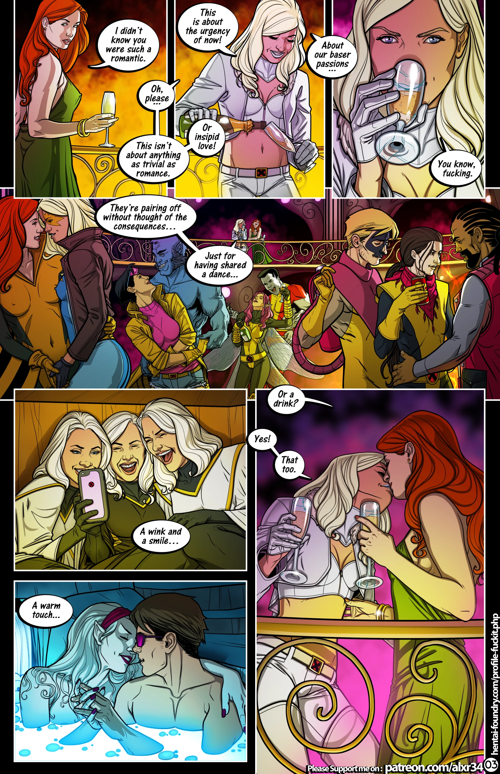 X-men: Bacchanalia porn comic picture 4