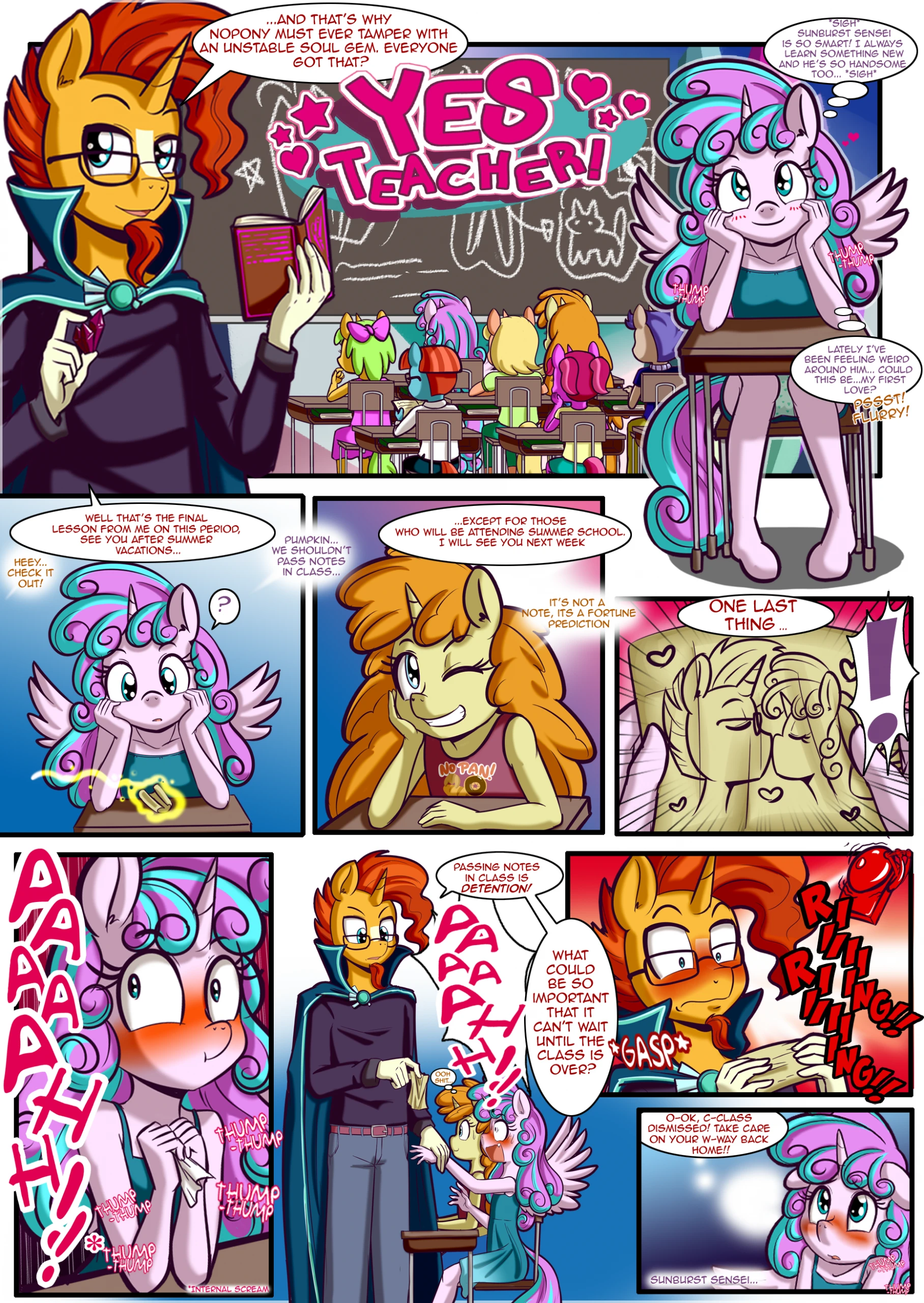 Yes Teacher! porn comic picture 5