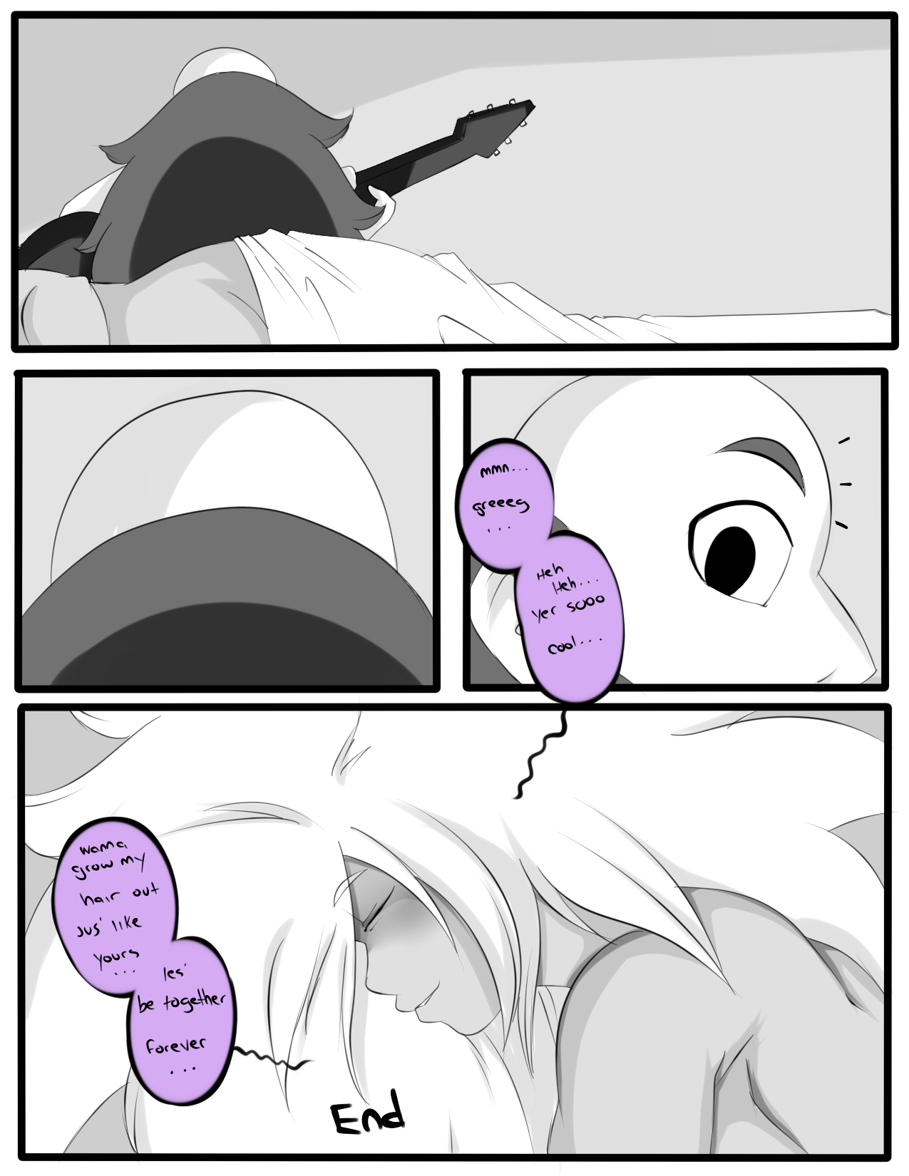 Amethyst's drinking problem porn comic picture 10