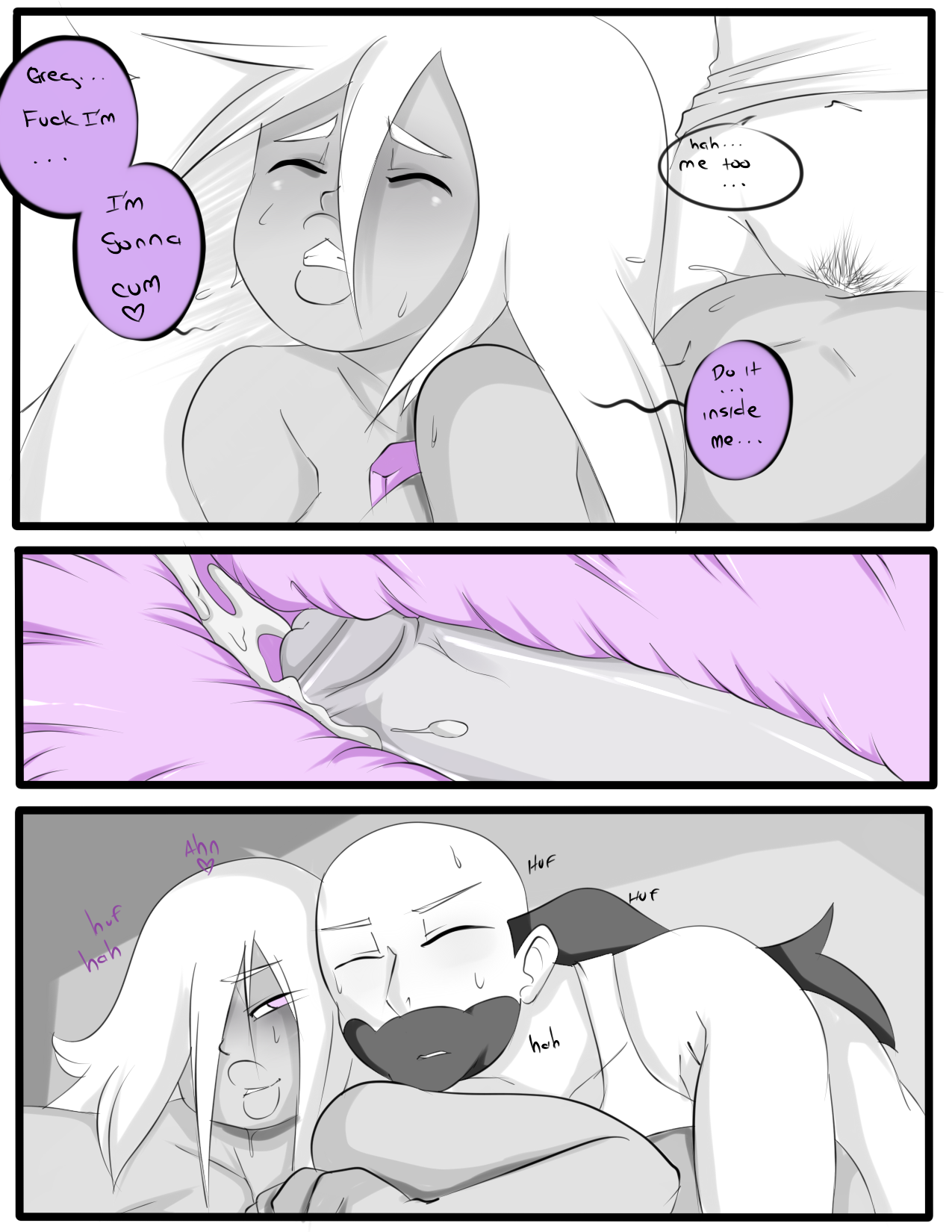 Amethyst's drinking problem porn comic picture 9
