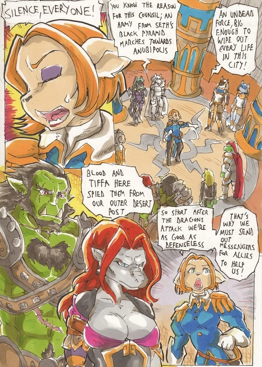 Anubis Stories 4 - Desert Collossus porn comic picture 2