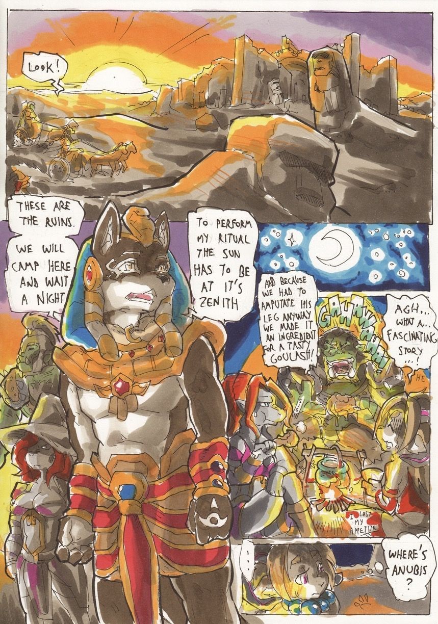 Anubis Stories 4 - Desert Collossus porn comic picture 5