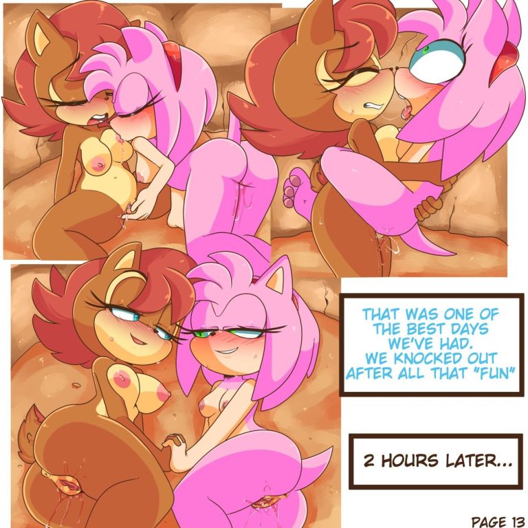 Sally and Amy in The Forbidden Fruit porn comic picture 14