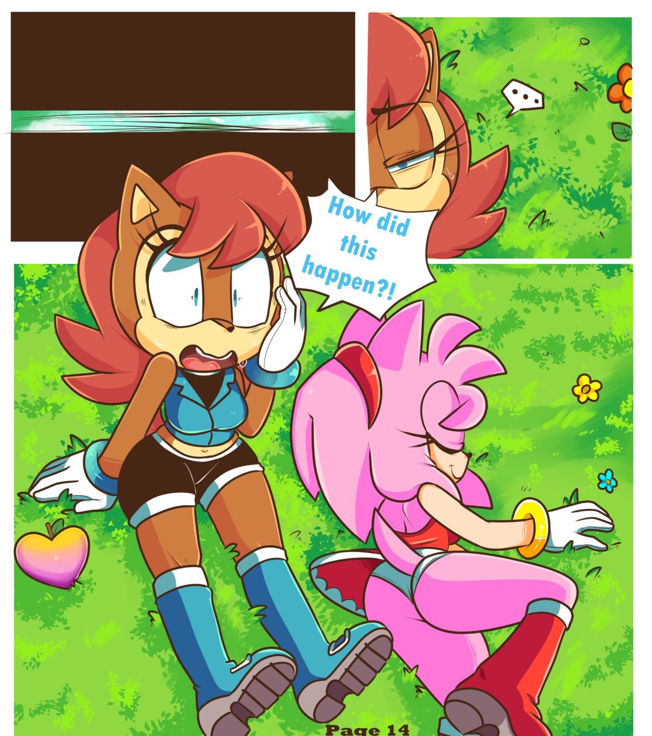 Sally and Amy in The Forbidden Fruit porn comic picture 15